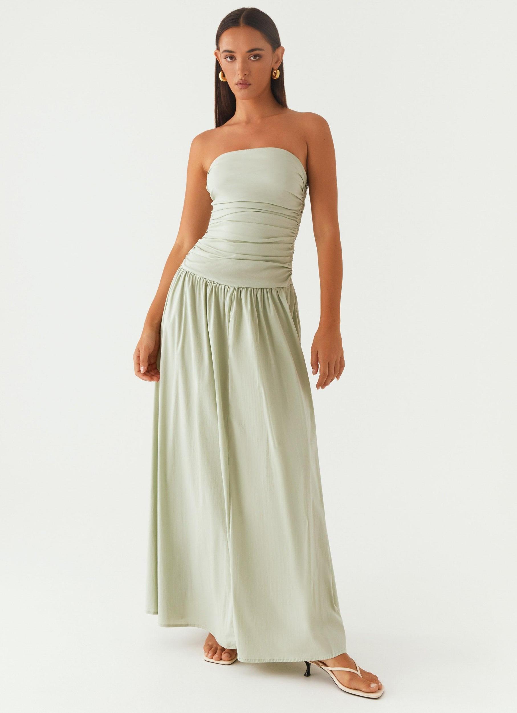 Carmel Maxi Dress - Sage Product Image