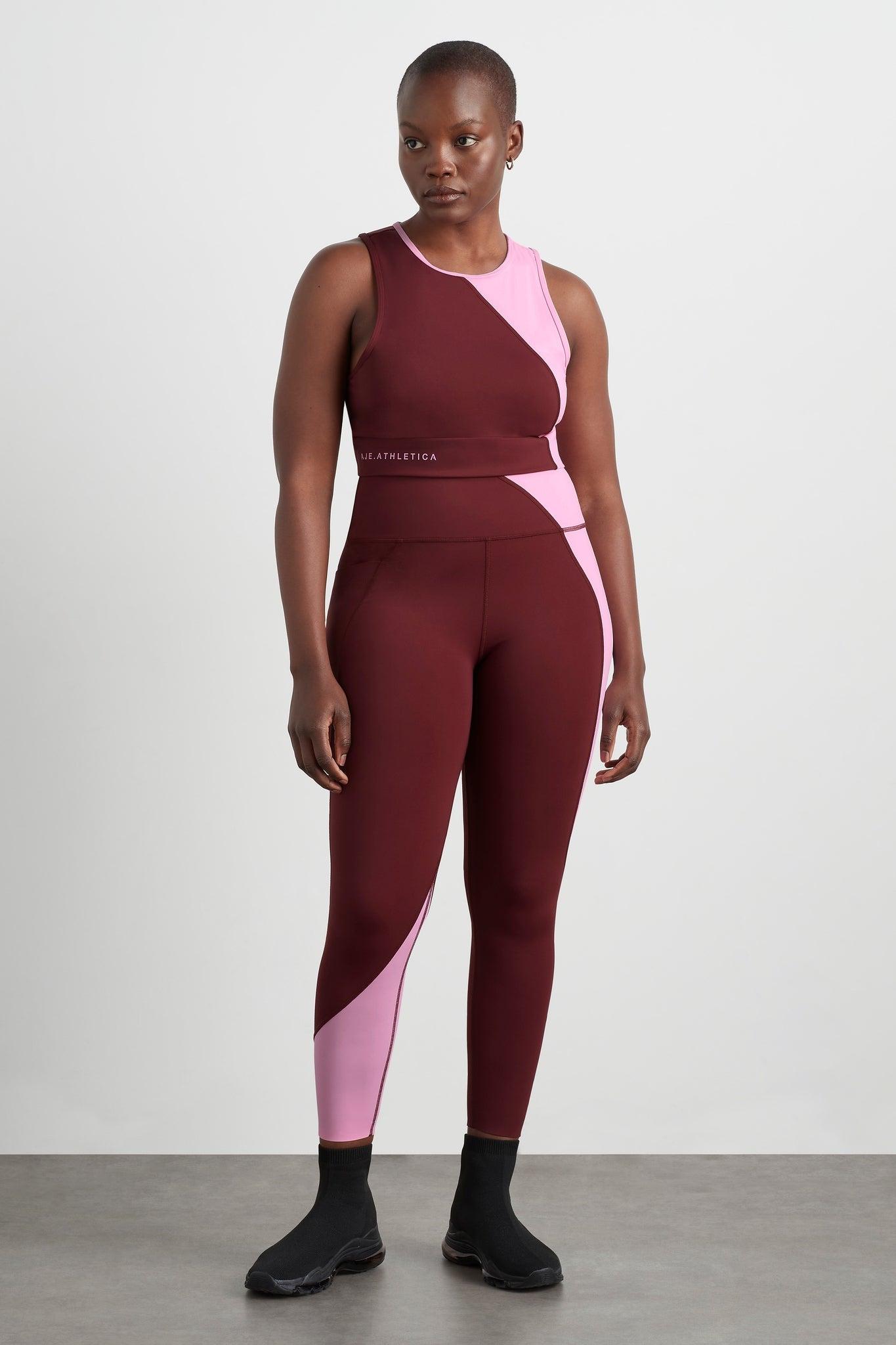High Rise Colour Block 7/8 Legging 226 Product Image