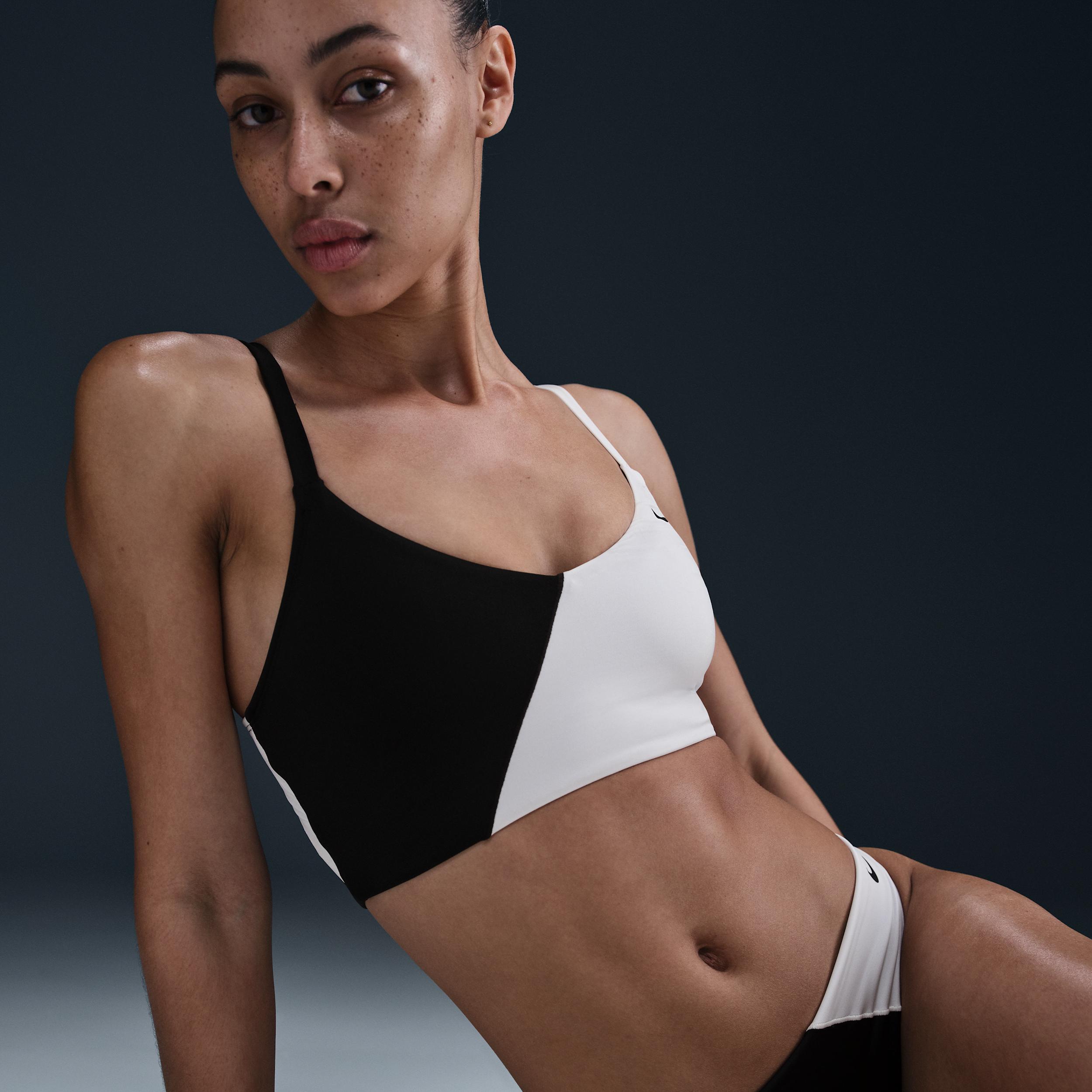 Nike Womens Swim V-Neck Midkini | NESSF275-440 Product Image