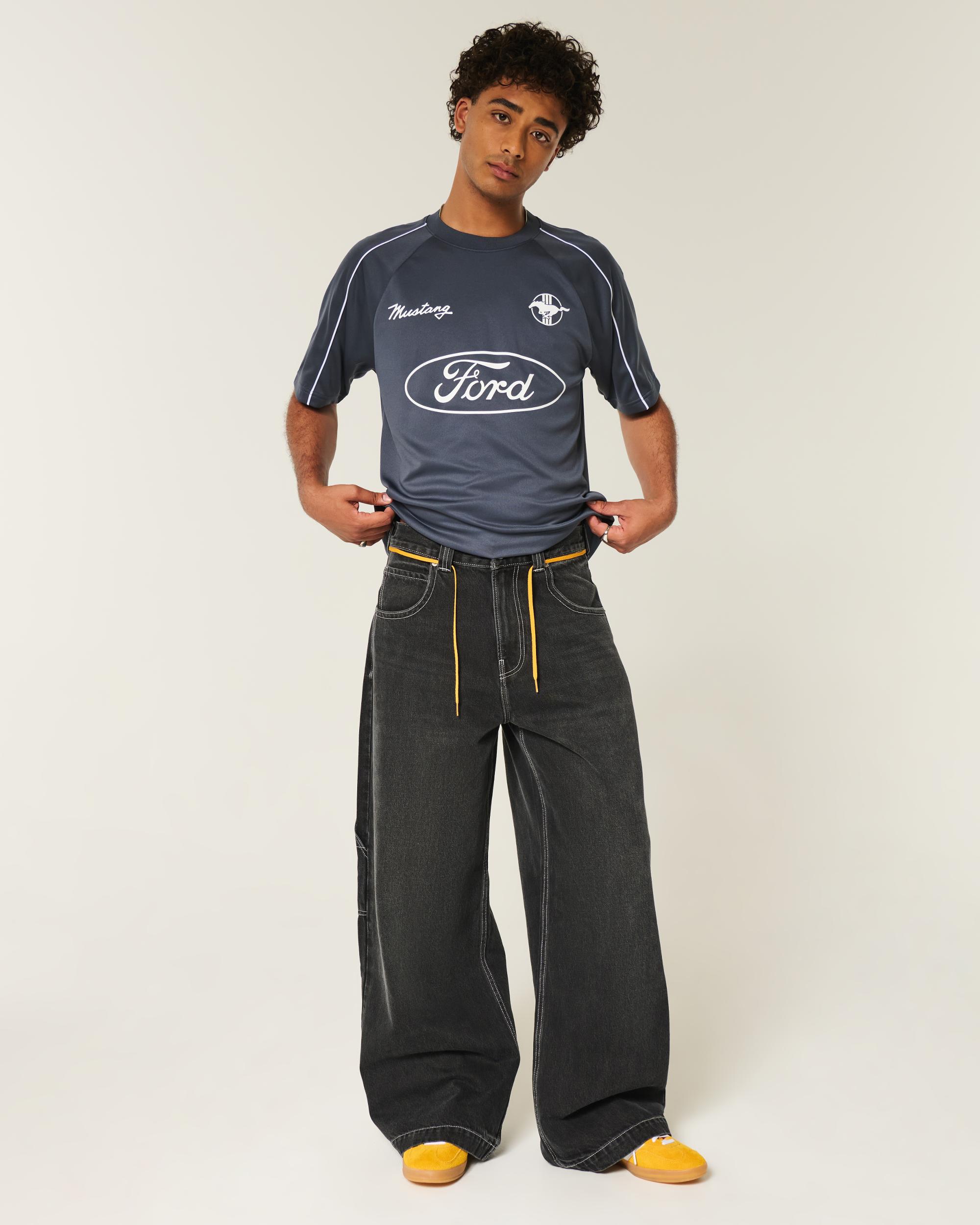 Boxy Ford Mustang Graphic Soccer Jersey Product Image