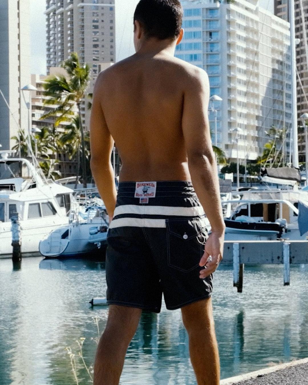 300 Boardshorts - Comp Stripe Asphalt Male Product Image