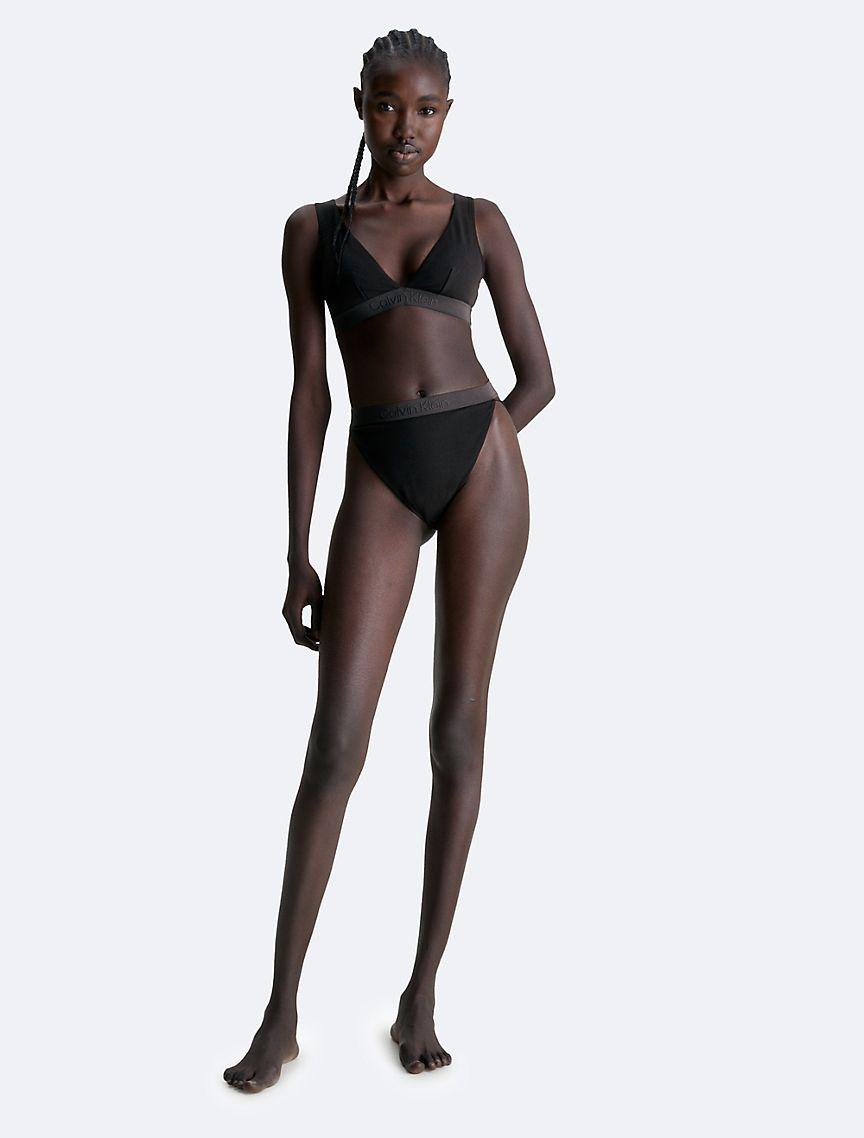 Core Tonal High Waist Bikini Bottom Product Image