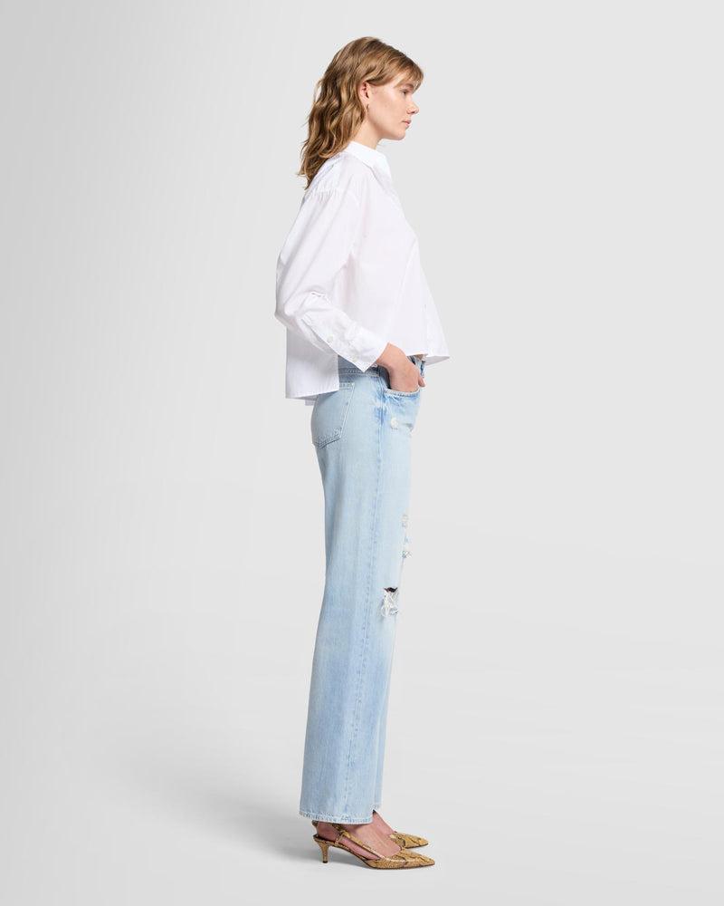 Cropped Poplin Button Down Product Image