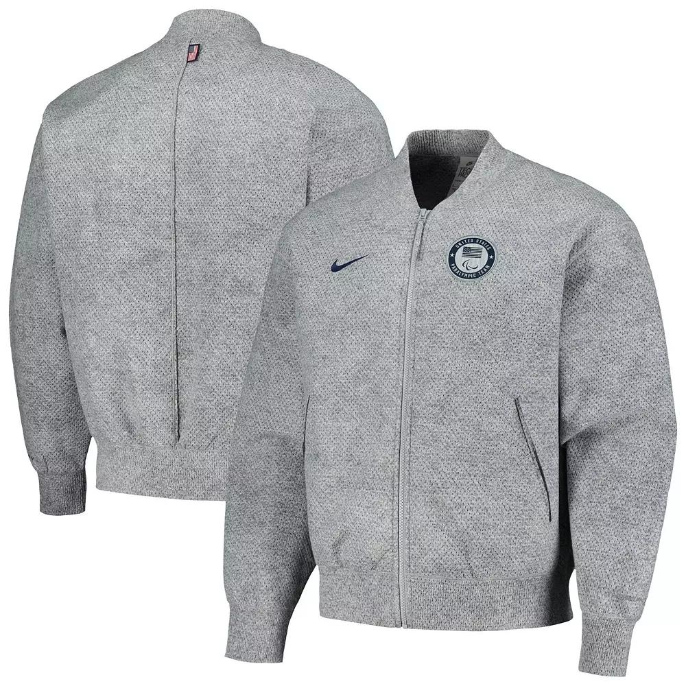 Men's Nike Gray Team USA Media Day Look Performance Full-Zip Jacket,  Product Image