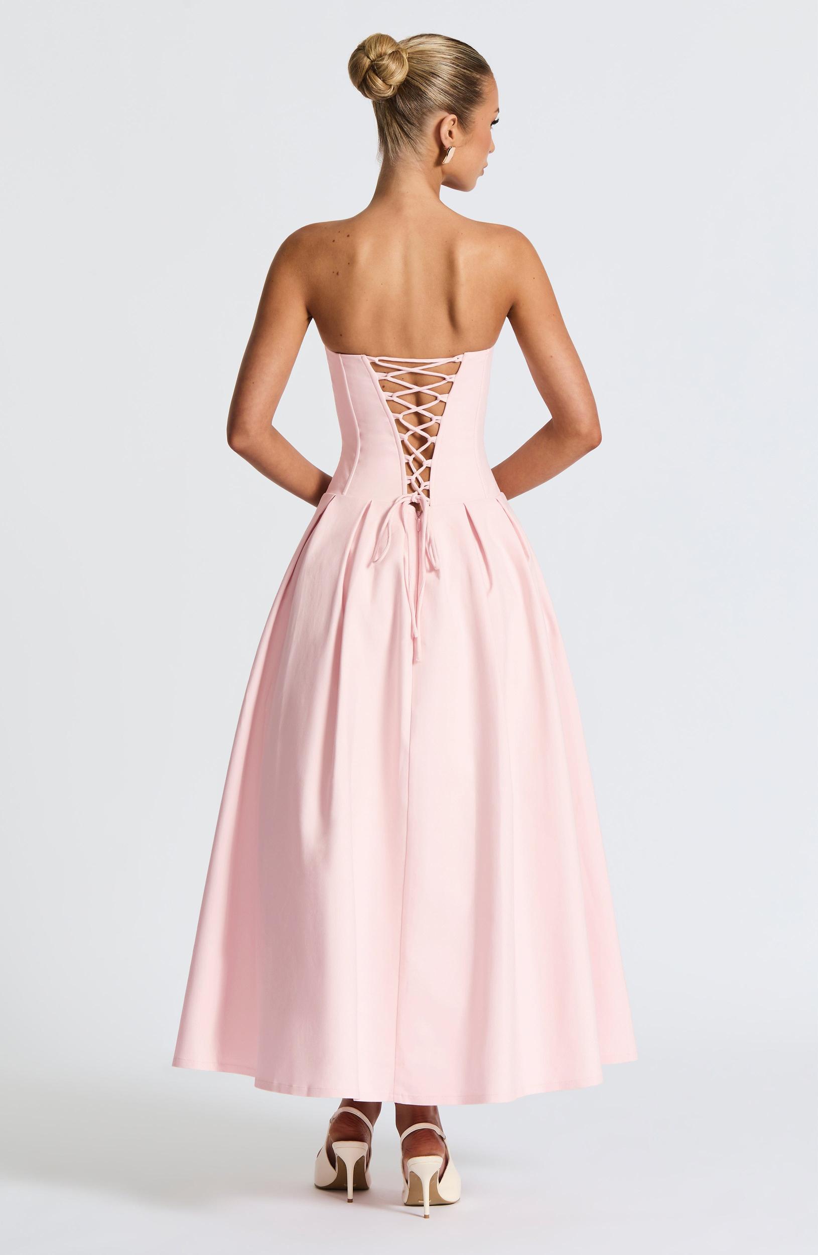 Salma Midi Dress - Blush Product Image