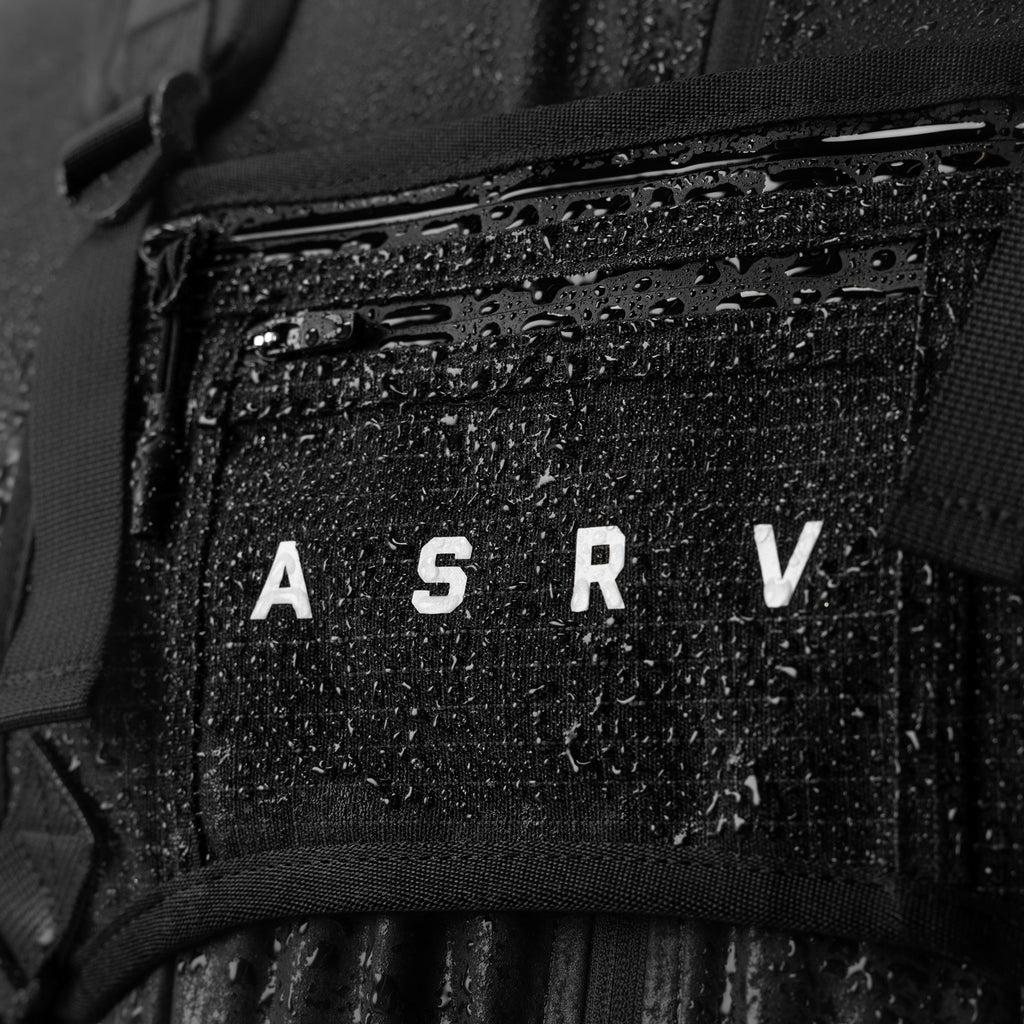 0711. Cordura® Lightweight Chest Pack - Black "Grid" Product Image