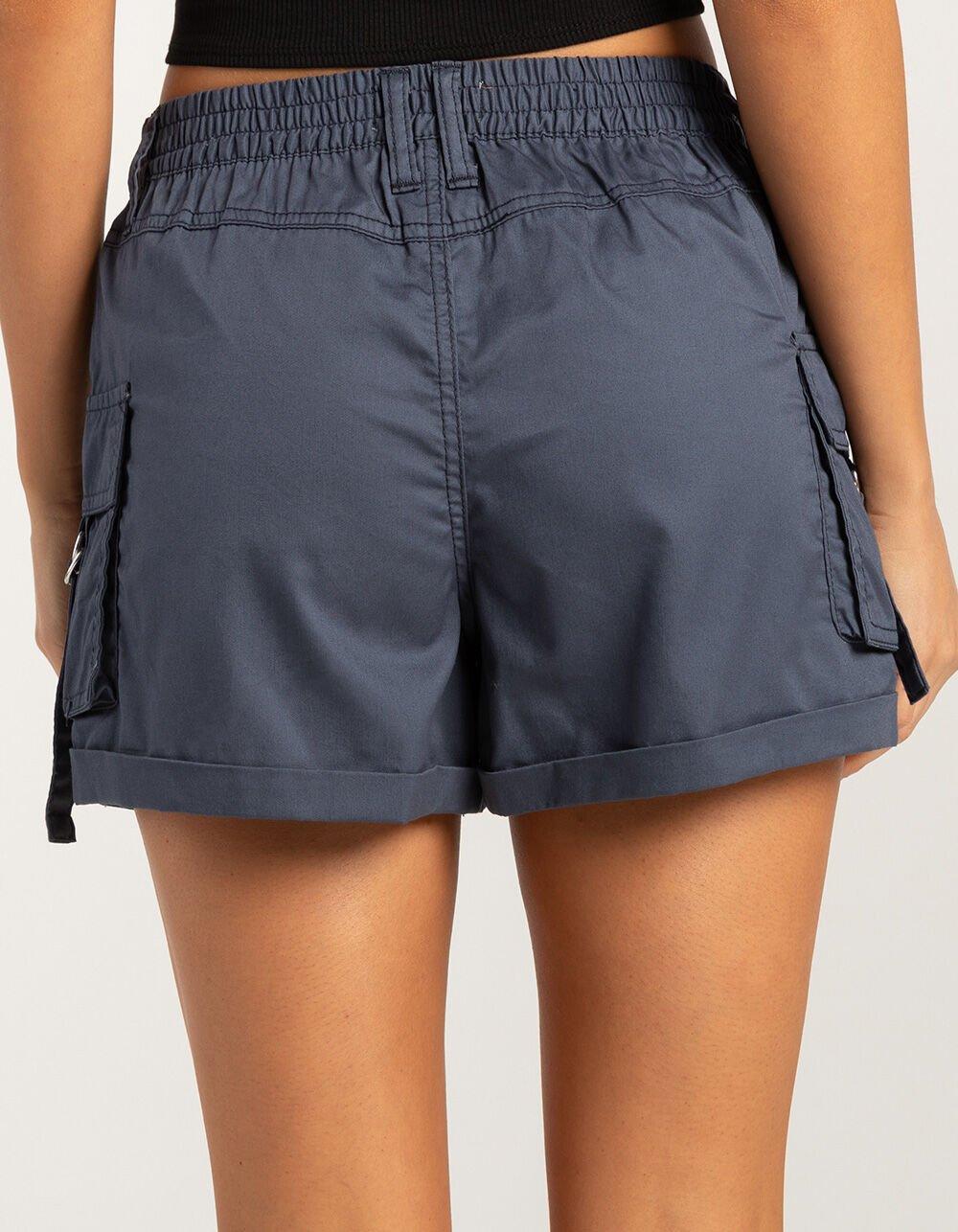 RSQ Womens Mid Rise Poplin Cargo Shorts - TAUPE Product Image