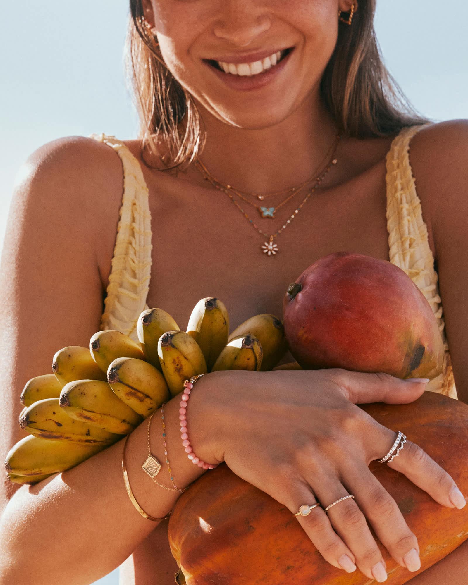 Sylvia Gold Stretch Bracelet Product Image