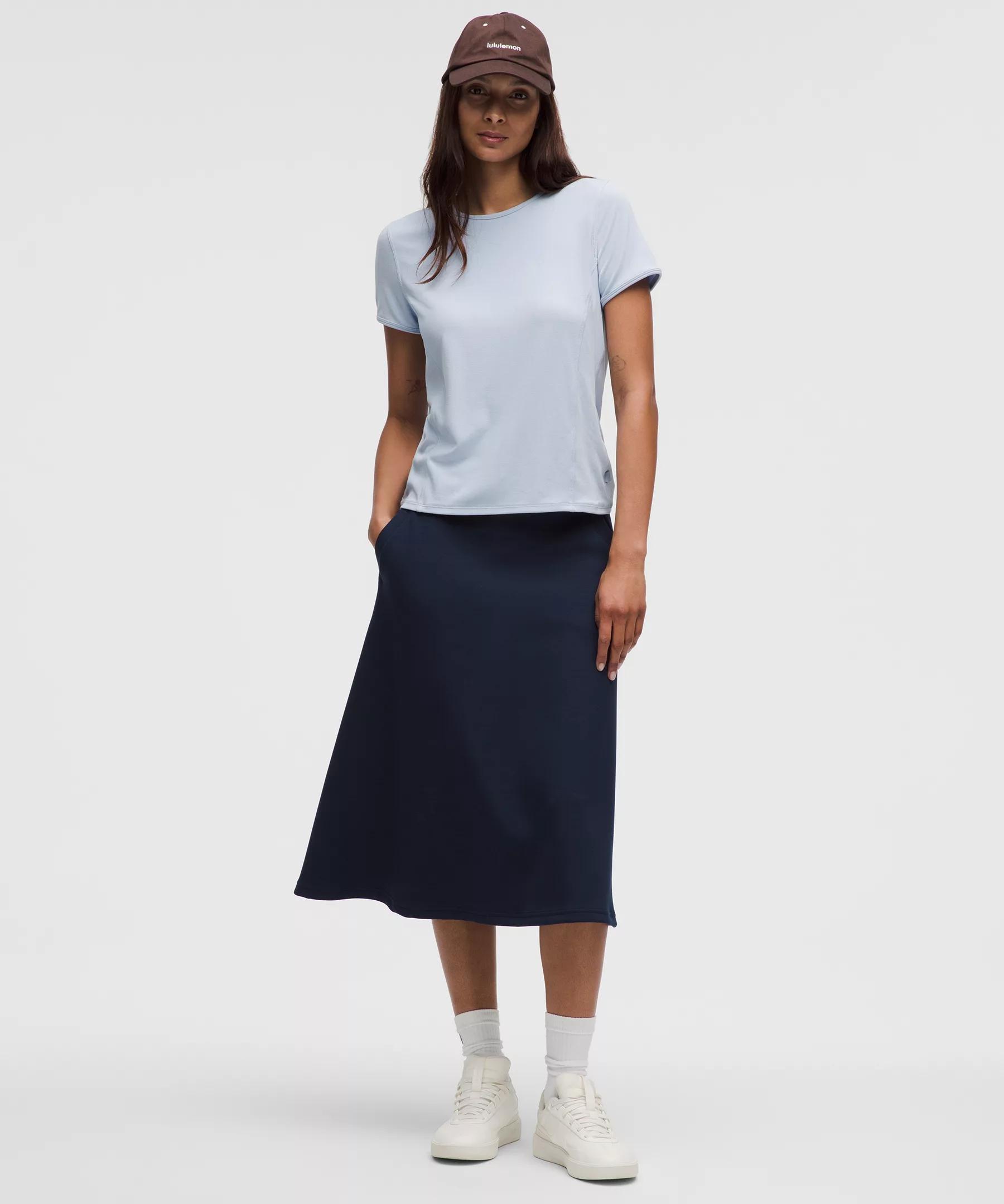 Twist-Back Soft Ribbed Short-Sleeve Top Product Image