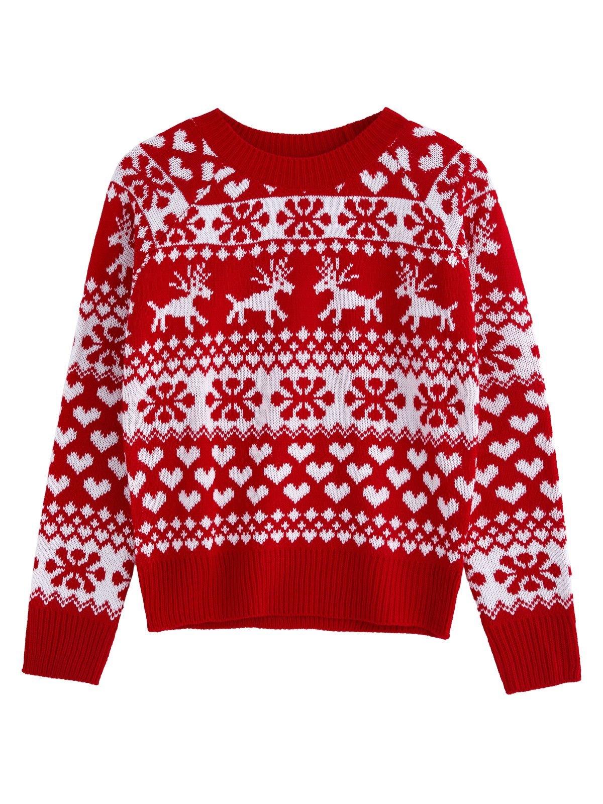Ugly Christmas Jacquard Knitted Sweater Product Image