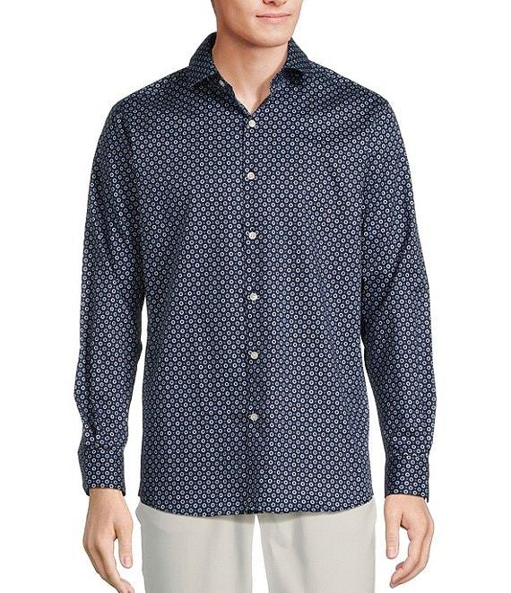 Hart Schaffner Marx The Mr. Classic Collection Long Sleeve Medallion Coatfront Shirt Product Image