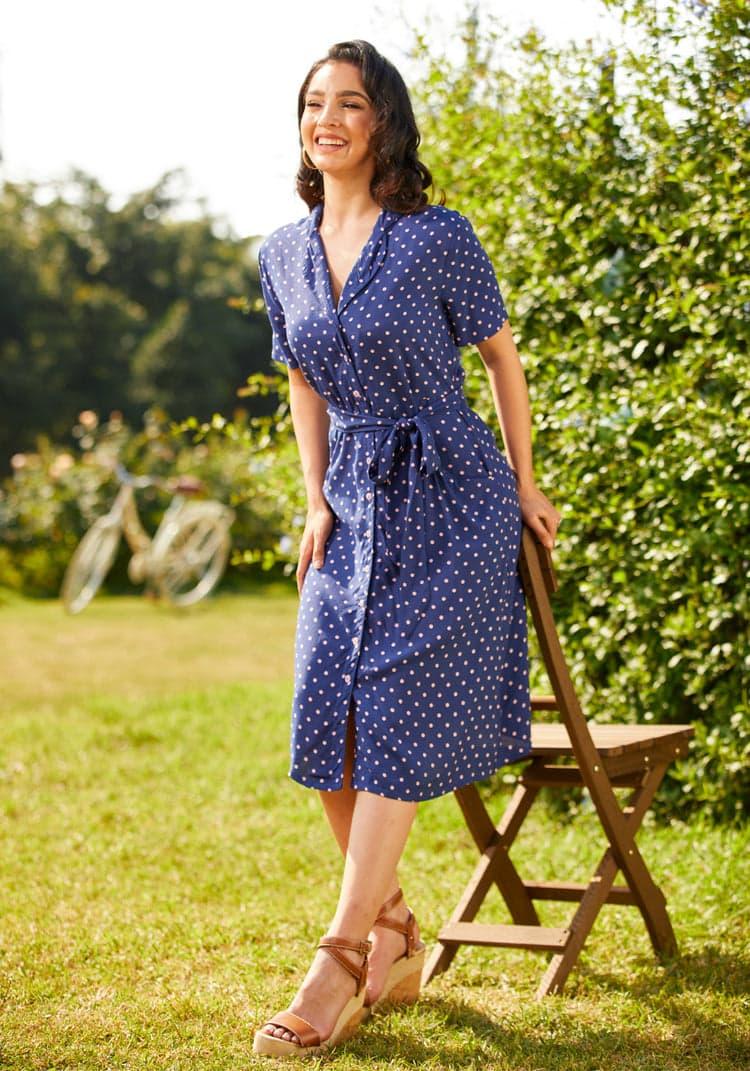 Playing House A-Line Shirt Dress Product Image