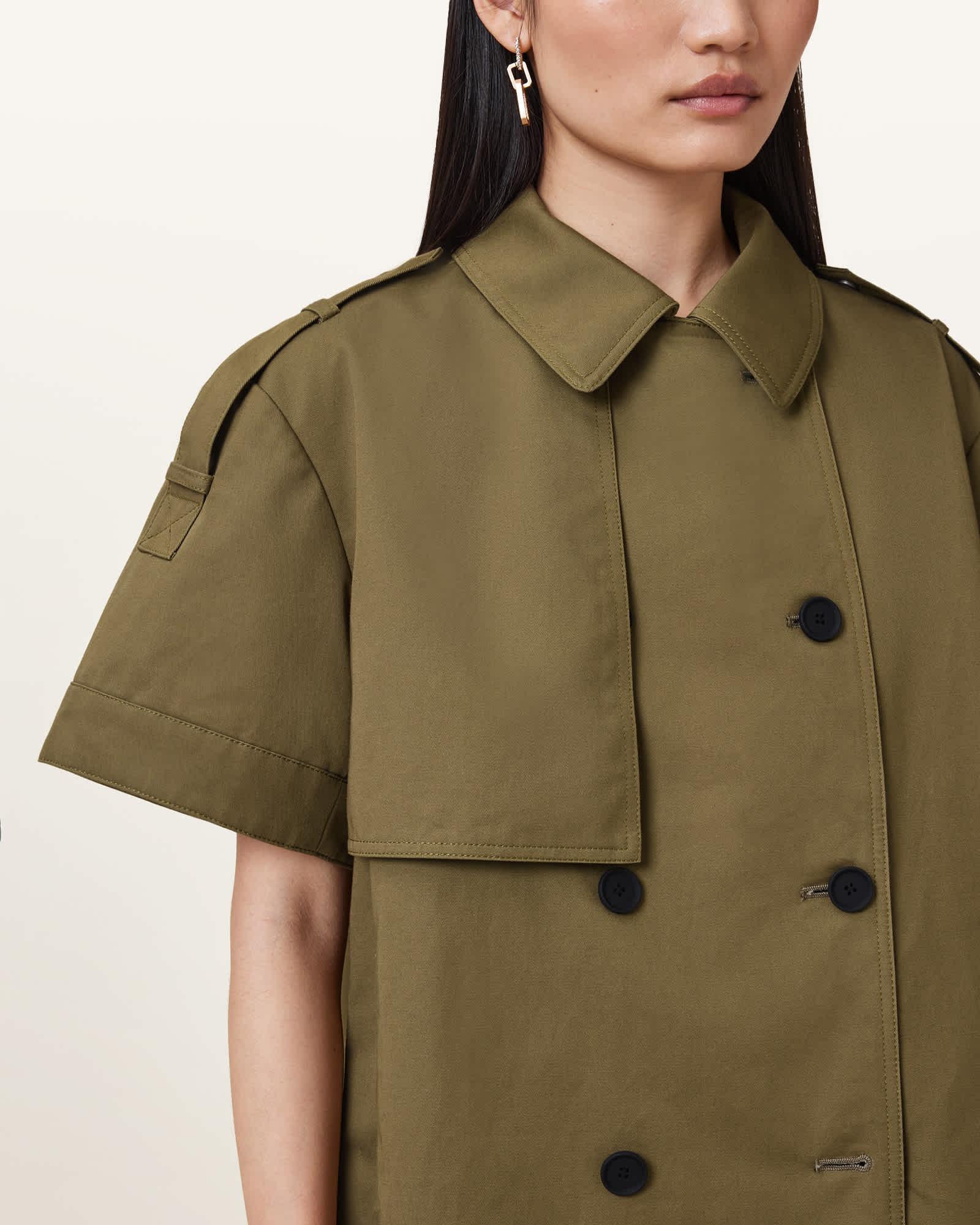 Flow Short Sleeve Trench Jacket Product Image