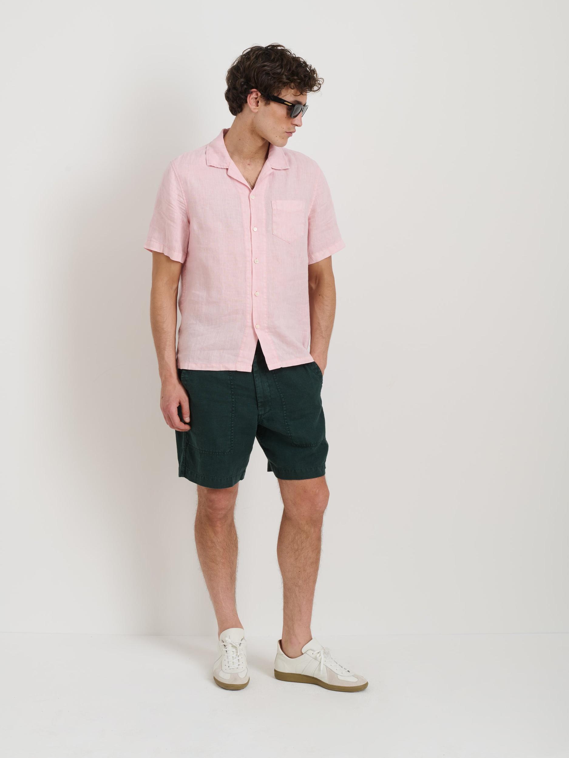 Garment Dyed Pull On Field Short In Linen Product Image