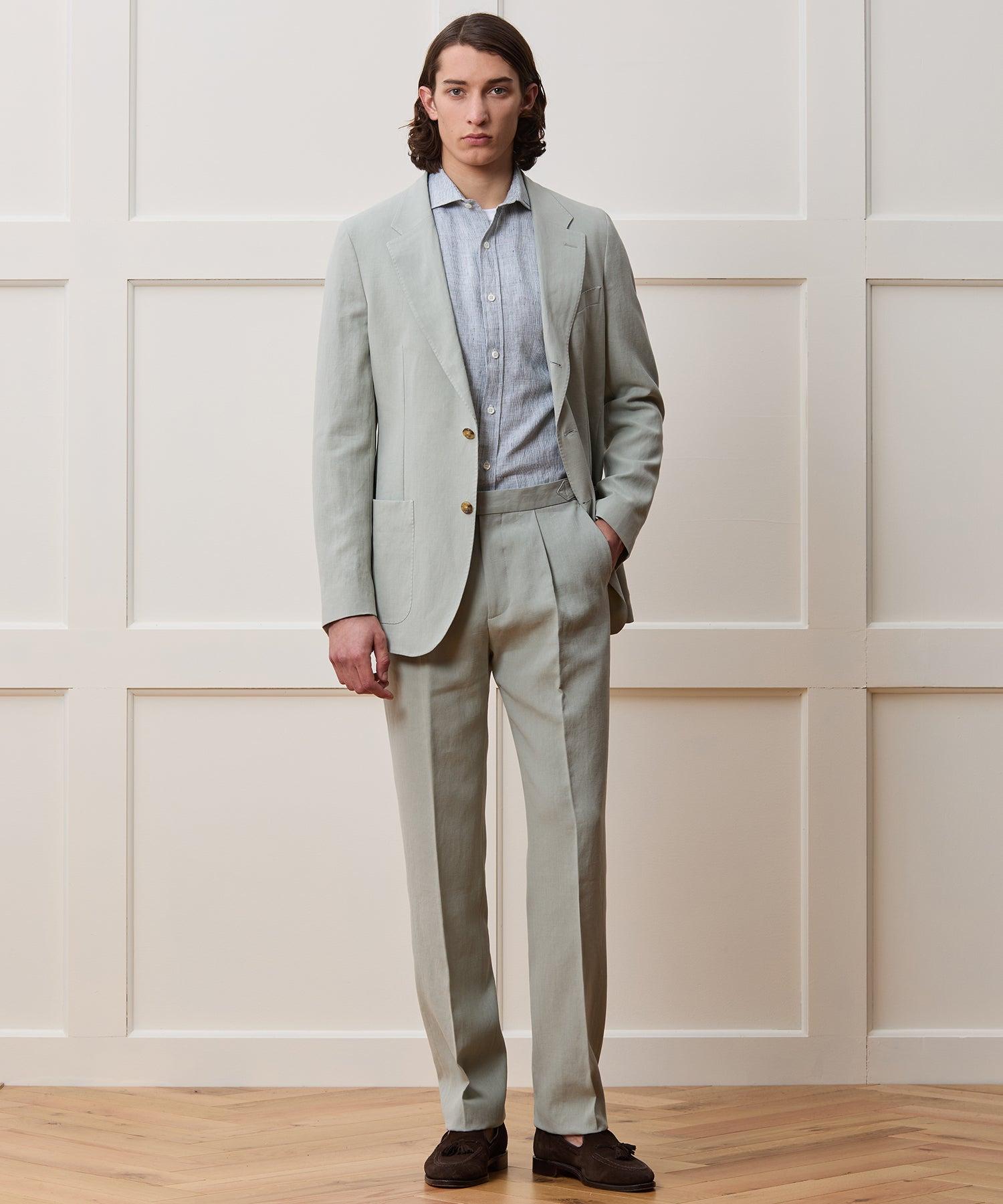 Italian Sueded Linen Madison Jacket Product Image