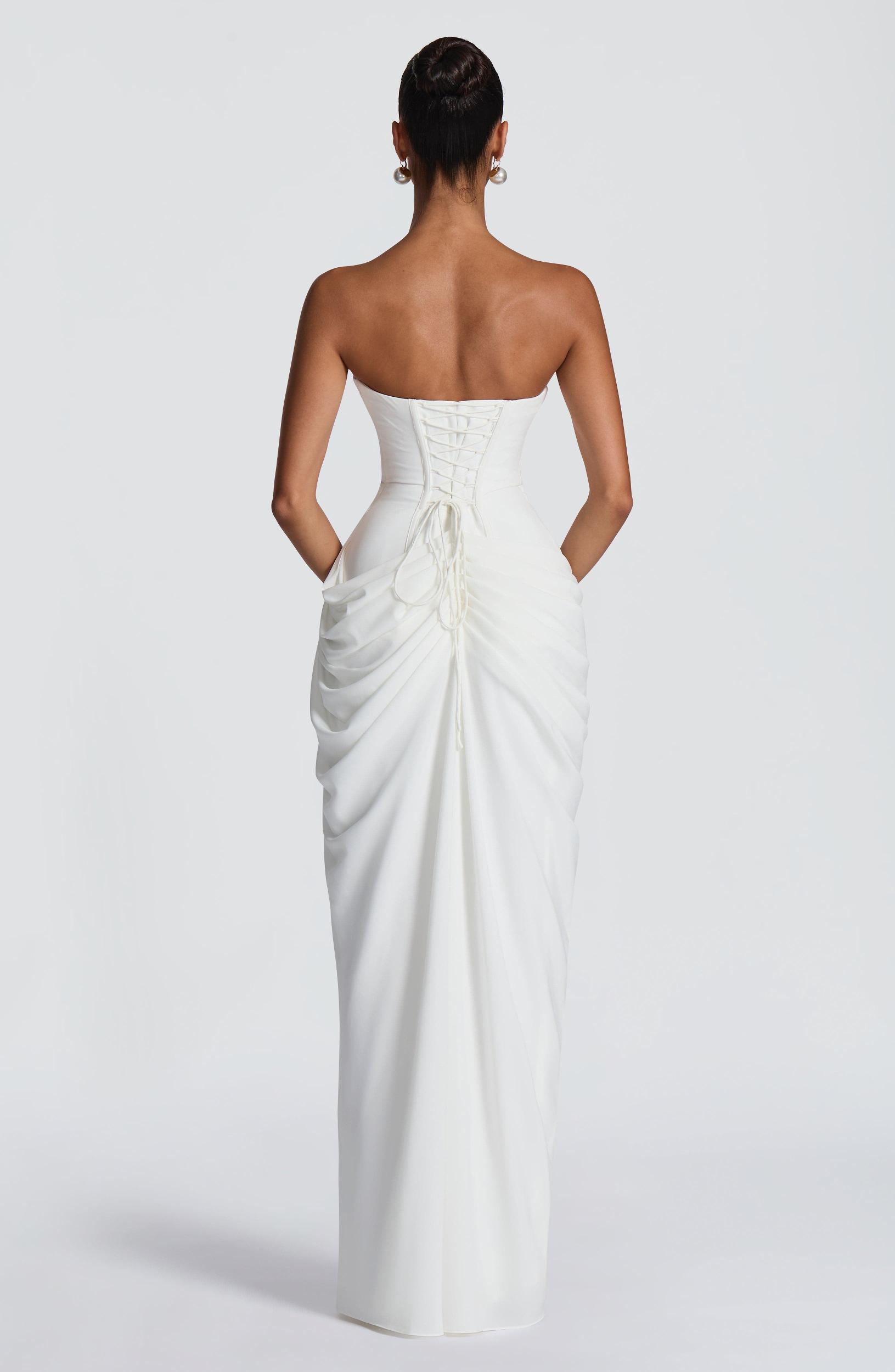 Cyra Maxi Dress - Ivory Product Image