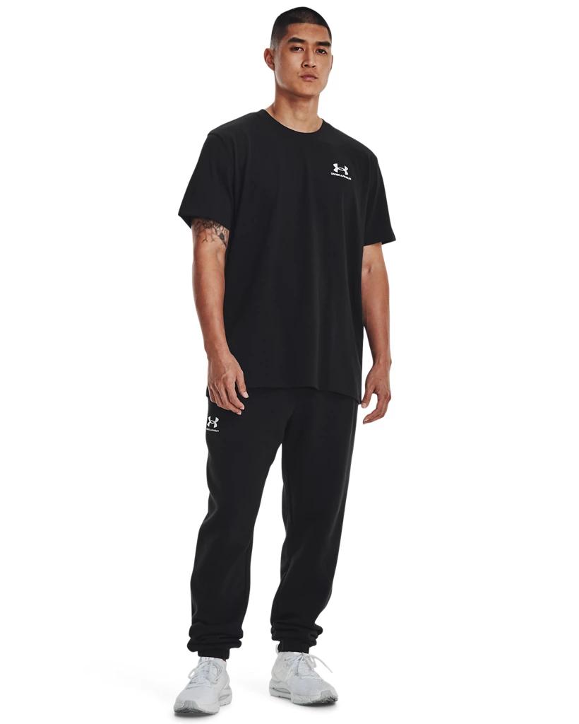 Men's UA Logo Embroidered Heavyweight Short Sleeve Product Image
