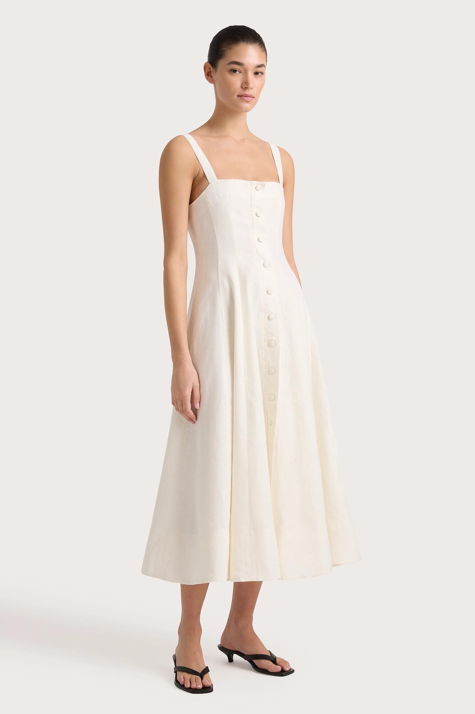 Corbiere Dress White - Final Sale Product Image