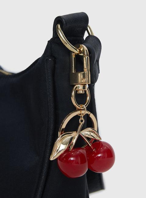 Cherry Berry Key Chain Gold Product Image