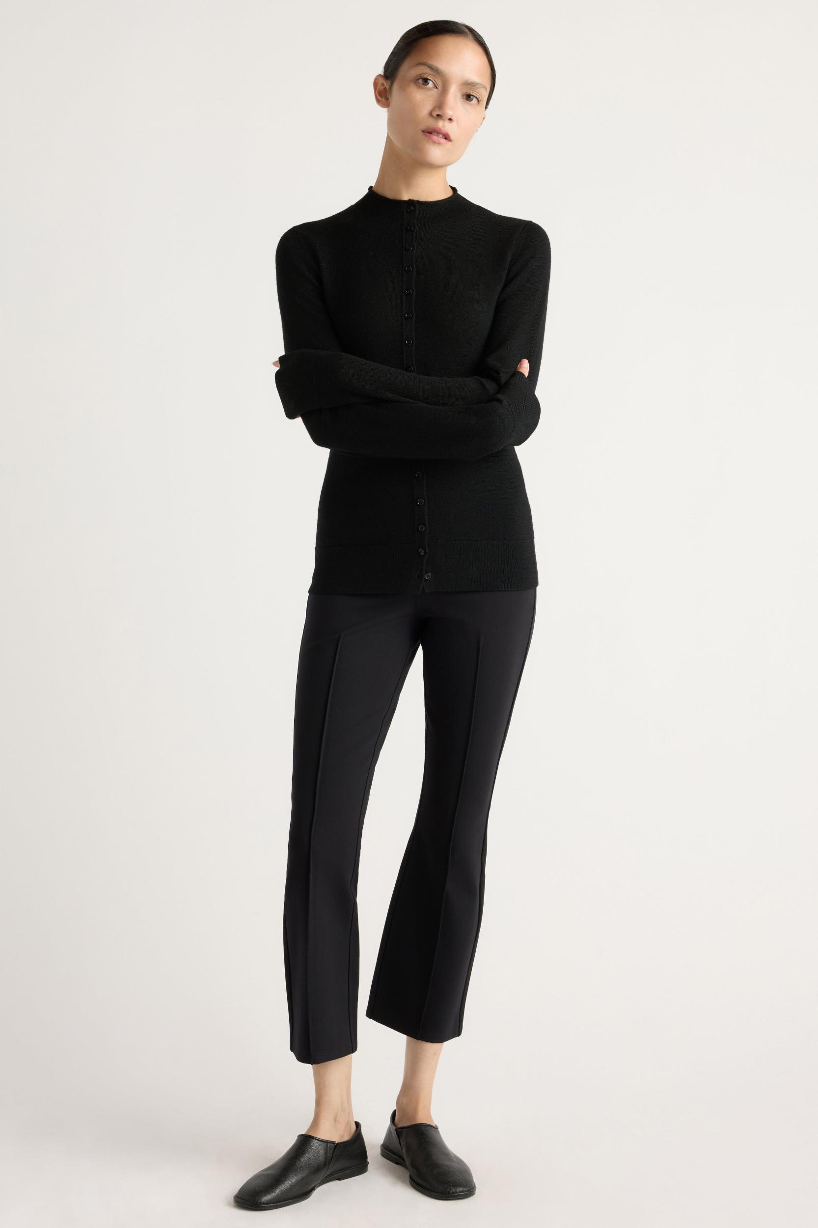 Tez Kick-Flare Ponte Stretch Pant Product Image