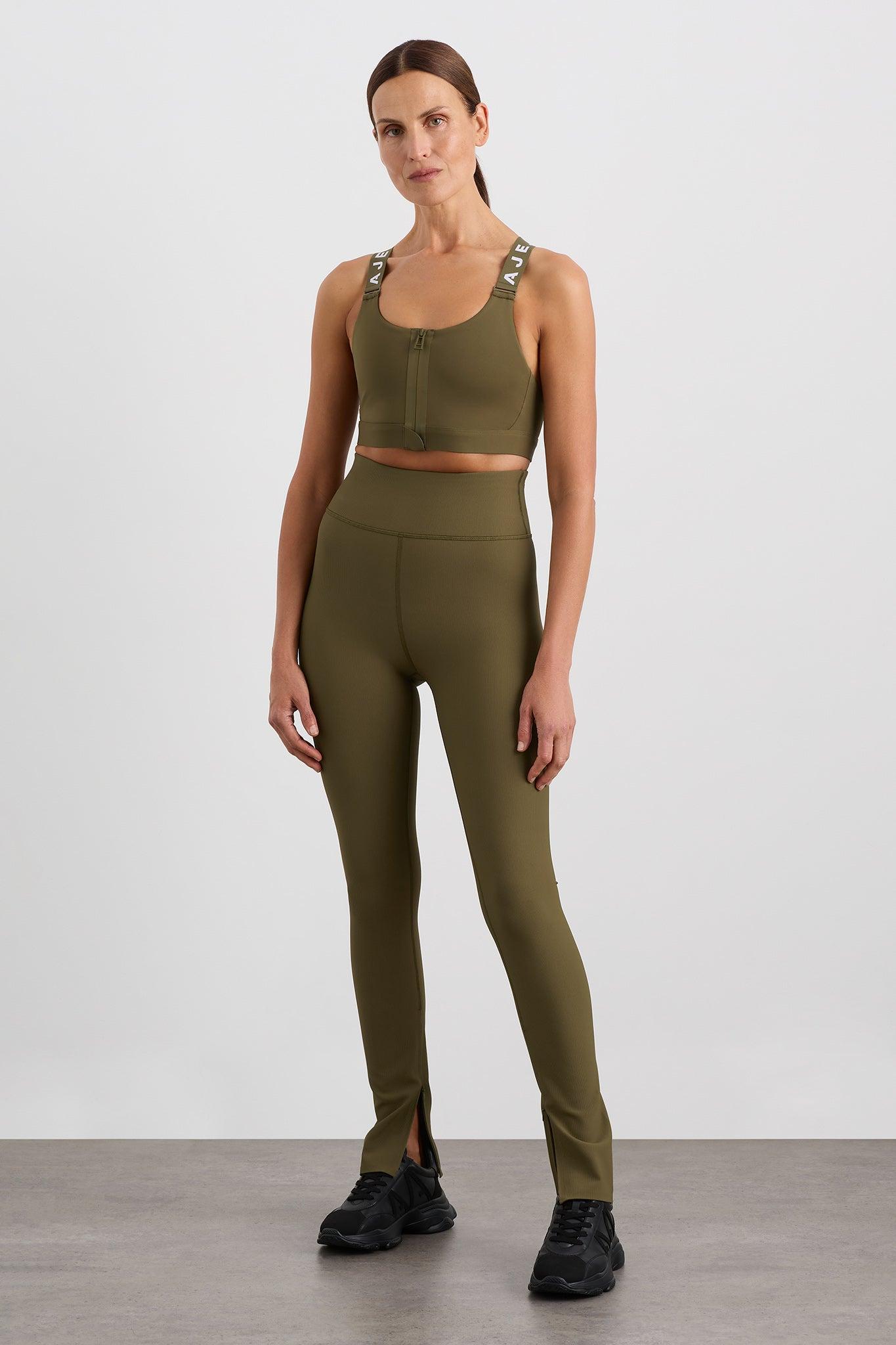 Zip Hem Full Length Legging 205 Product Image
