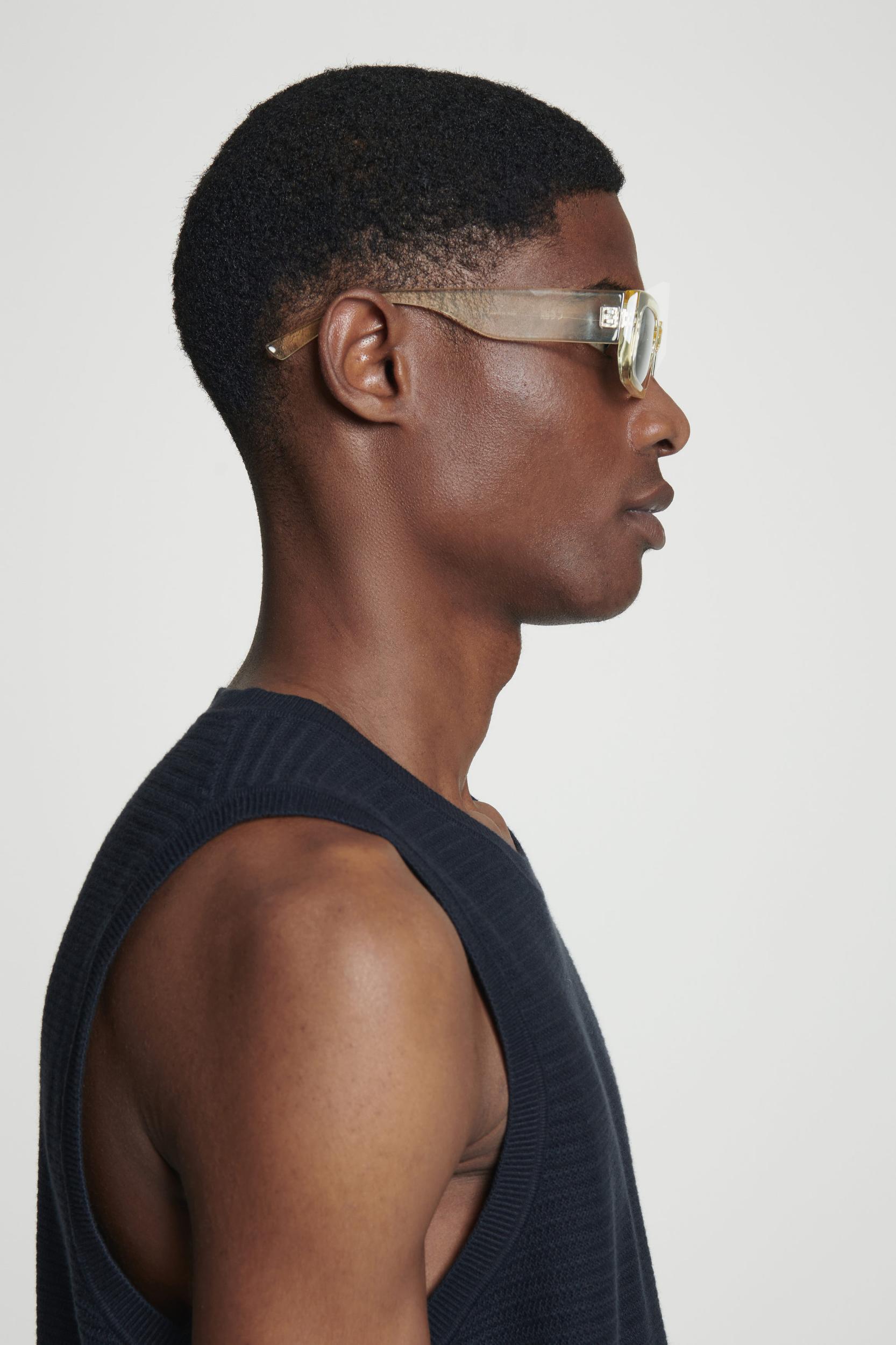 RECTANGLE-FRAME SUNGLASSES Product Image