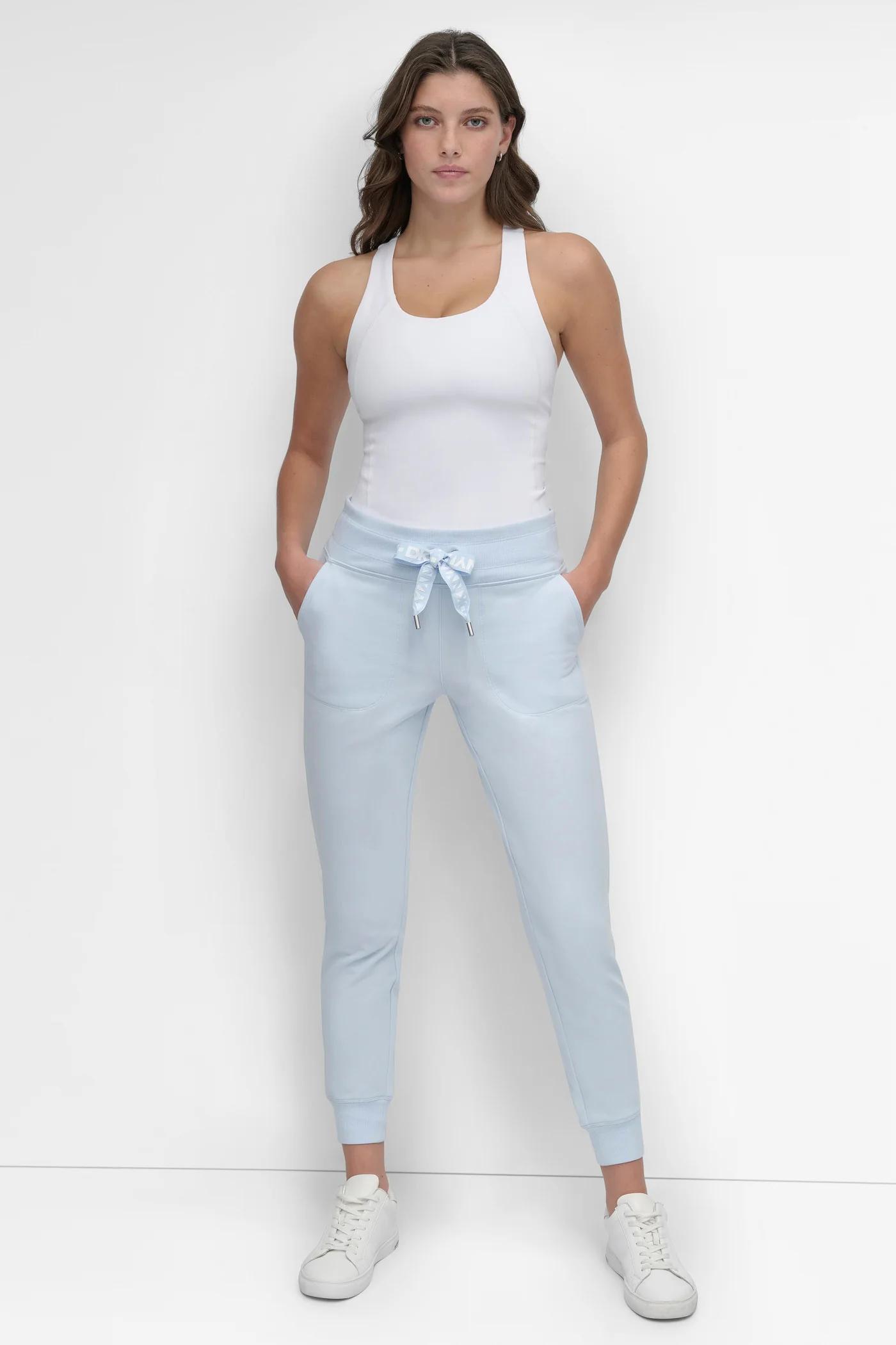 HIGH-RISE LOGO DRAWSTRING JOGGER Product Image