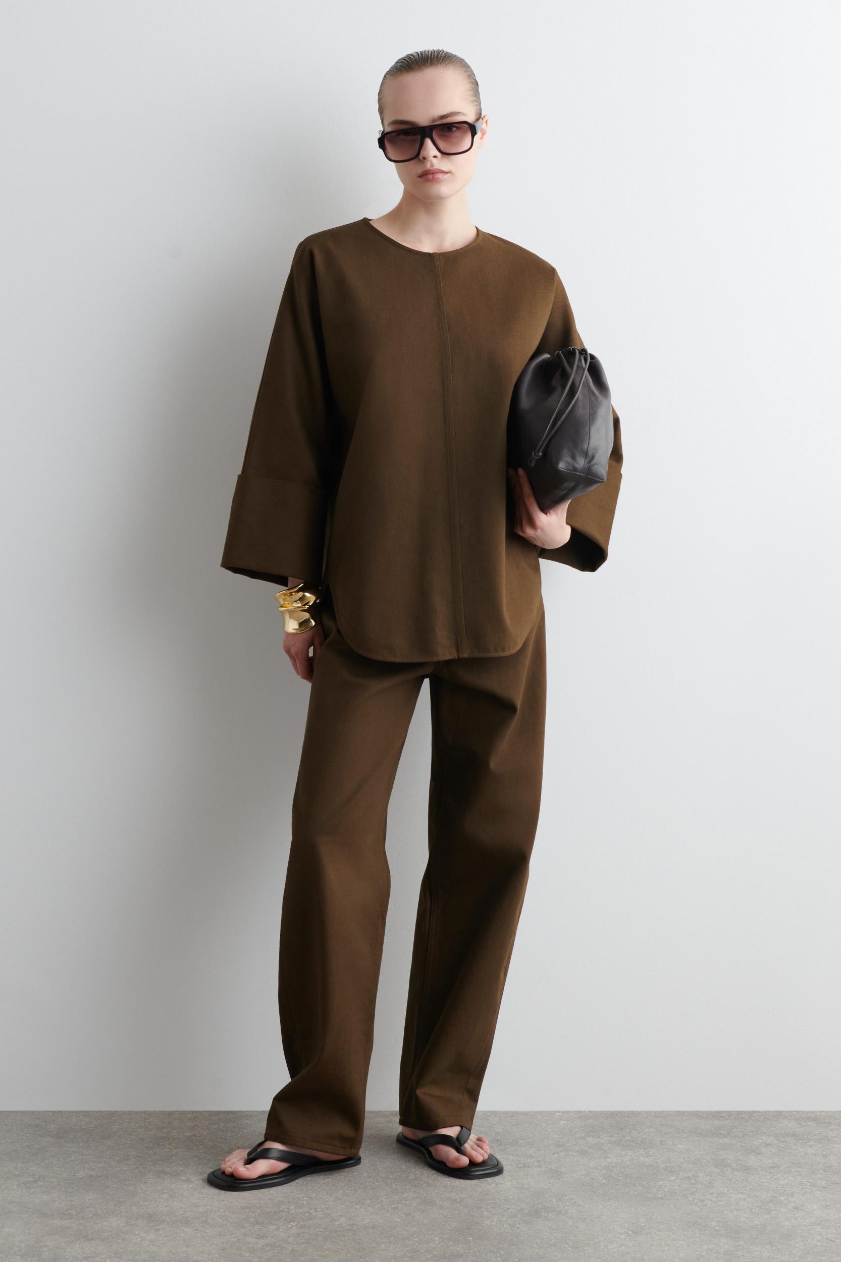 OVERSIZED DENIM TOP Product Image