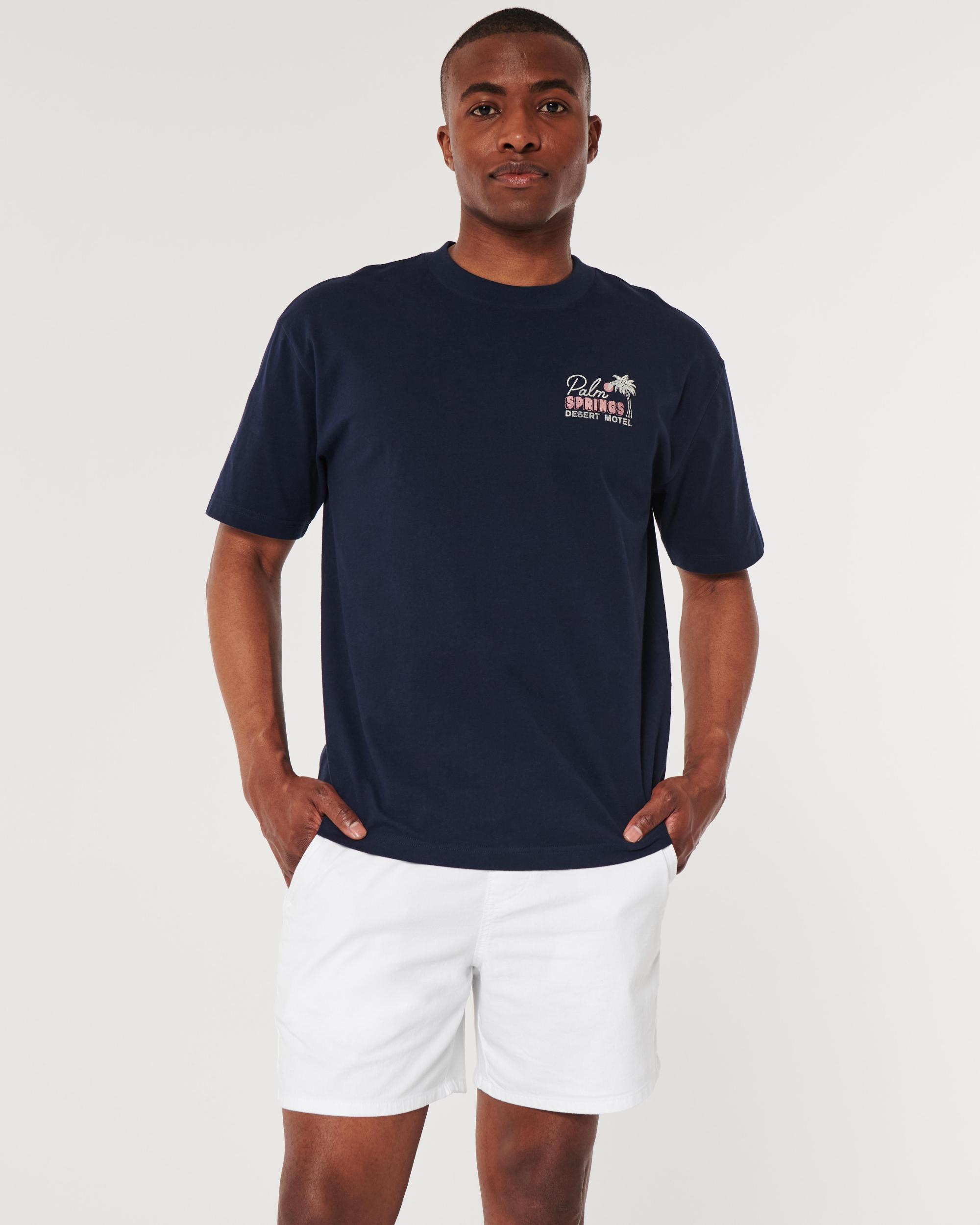 Linen-Blend Pull-On Shorts 7" Product Image