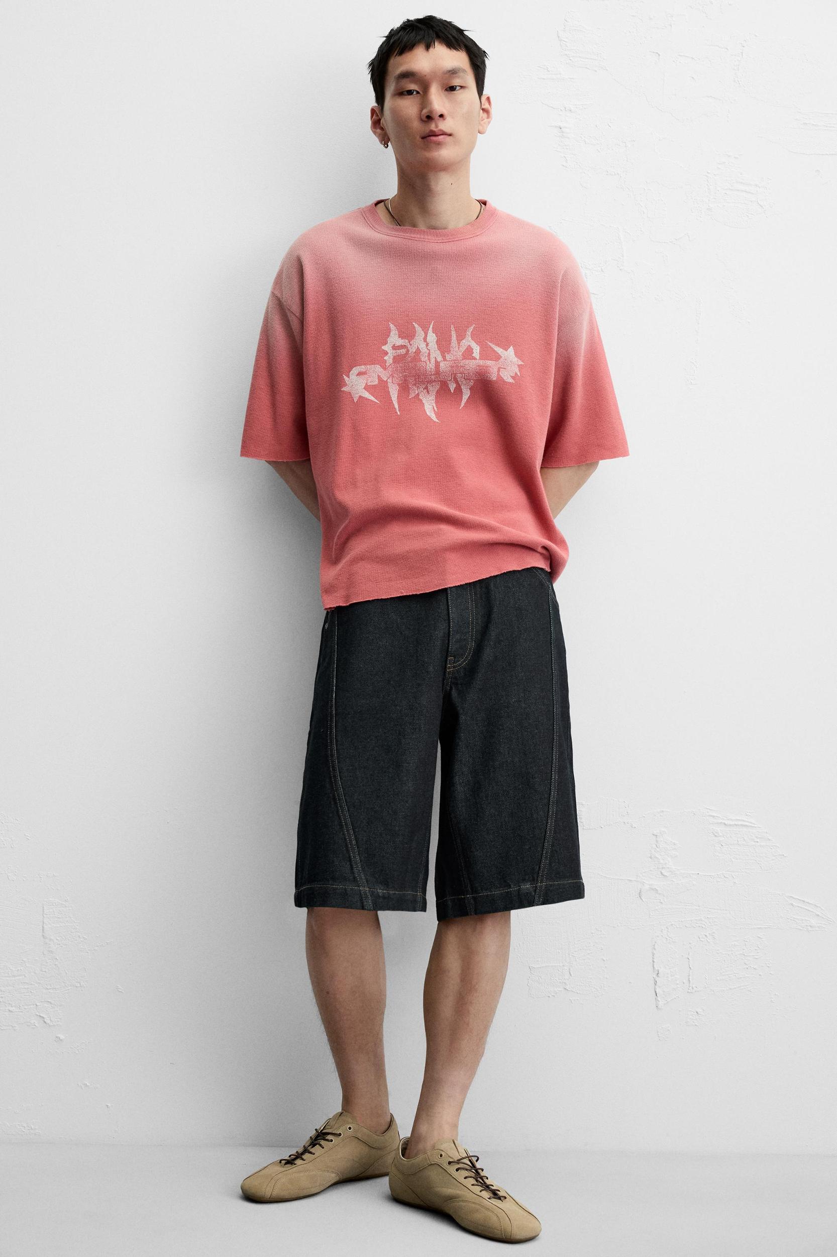 BAGGY FIT DENIM SHORTS Product Image