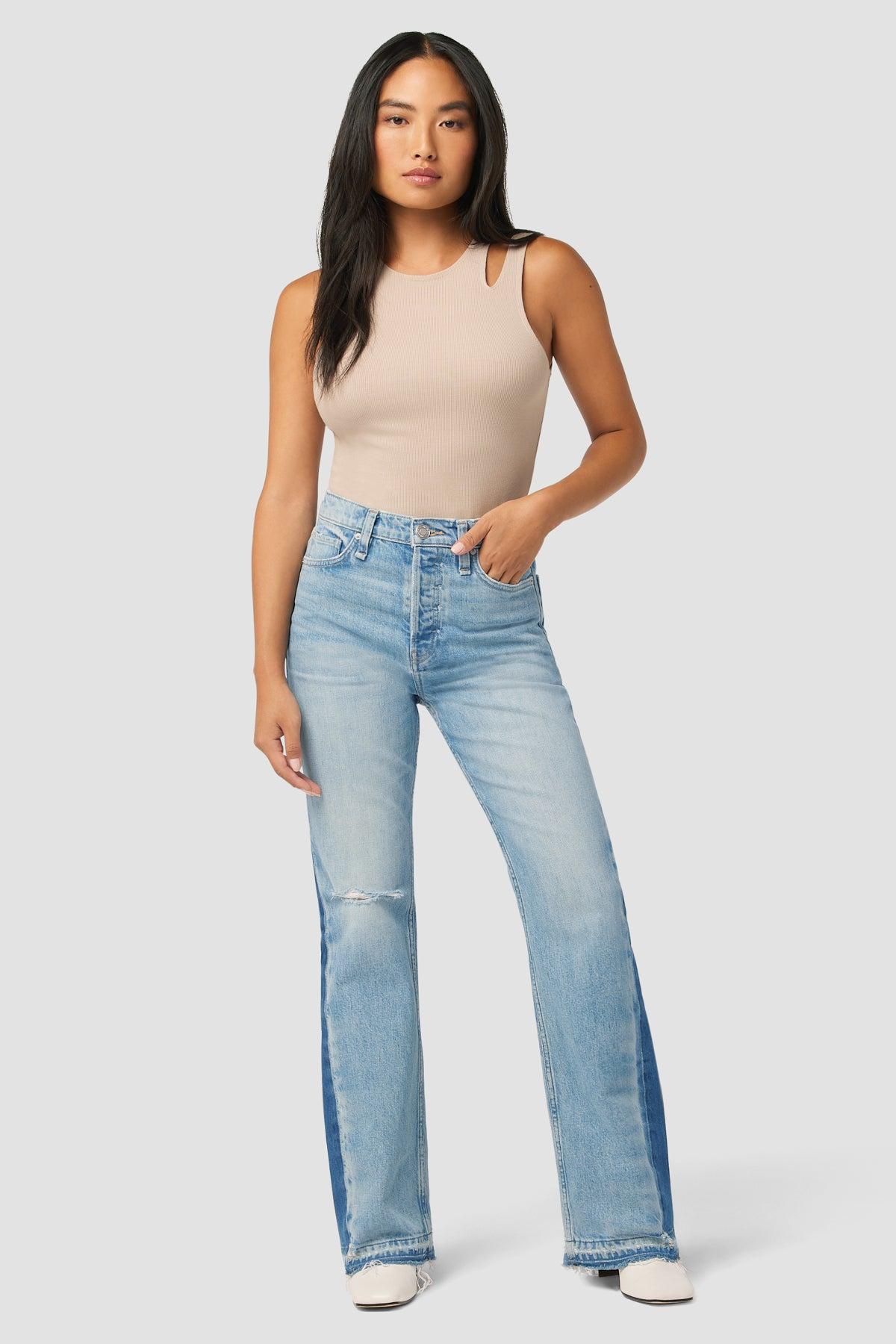 Faye Ultra High-Rise Flare Petite Jean Female Product Image