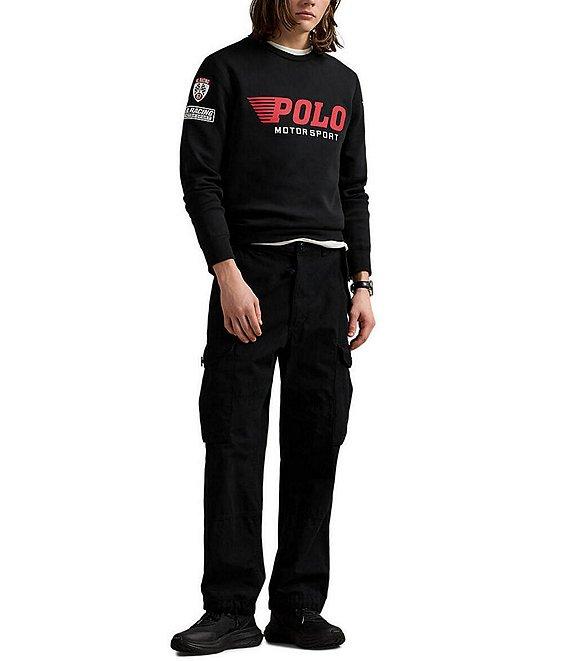 Polo Ralph Lauren Double-Knit Motorsport Graphic Sweatshirt Product Image