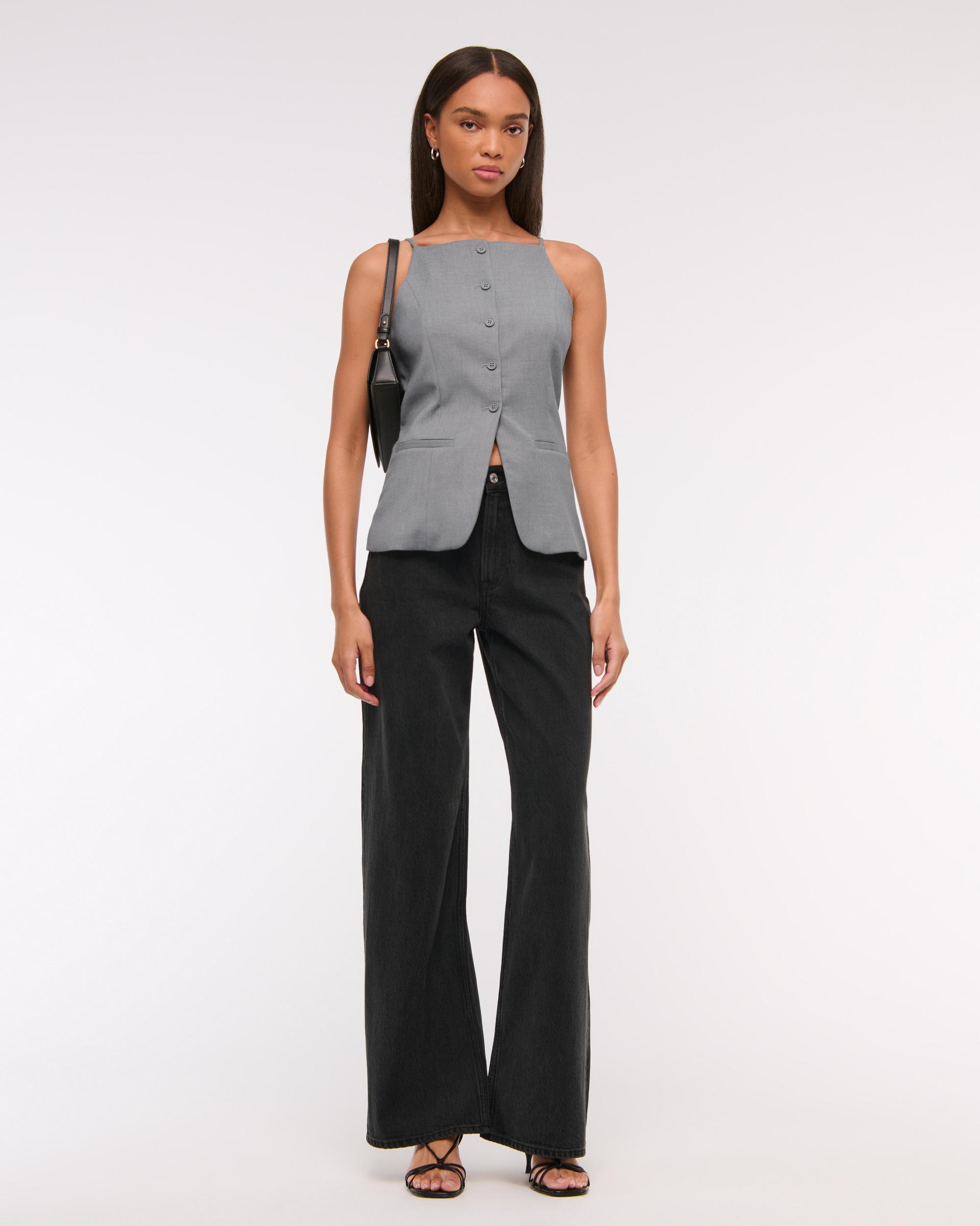 High-Neck Suiting Vest Product Image