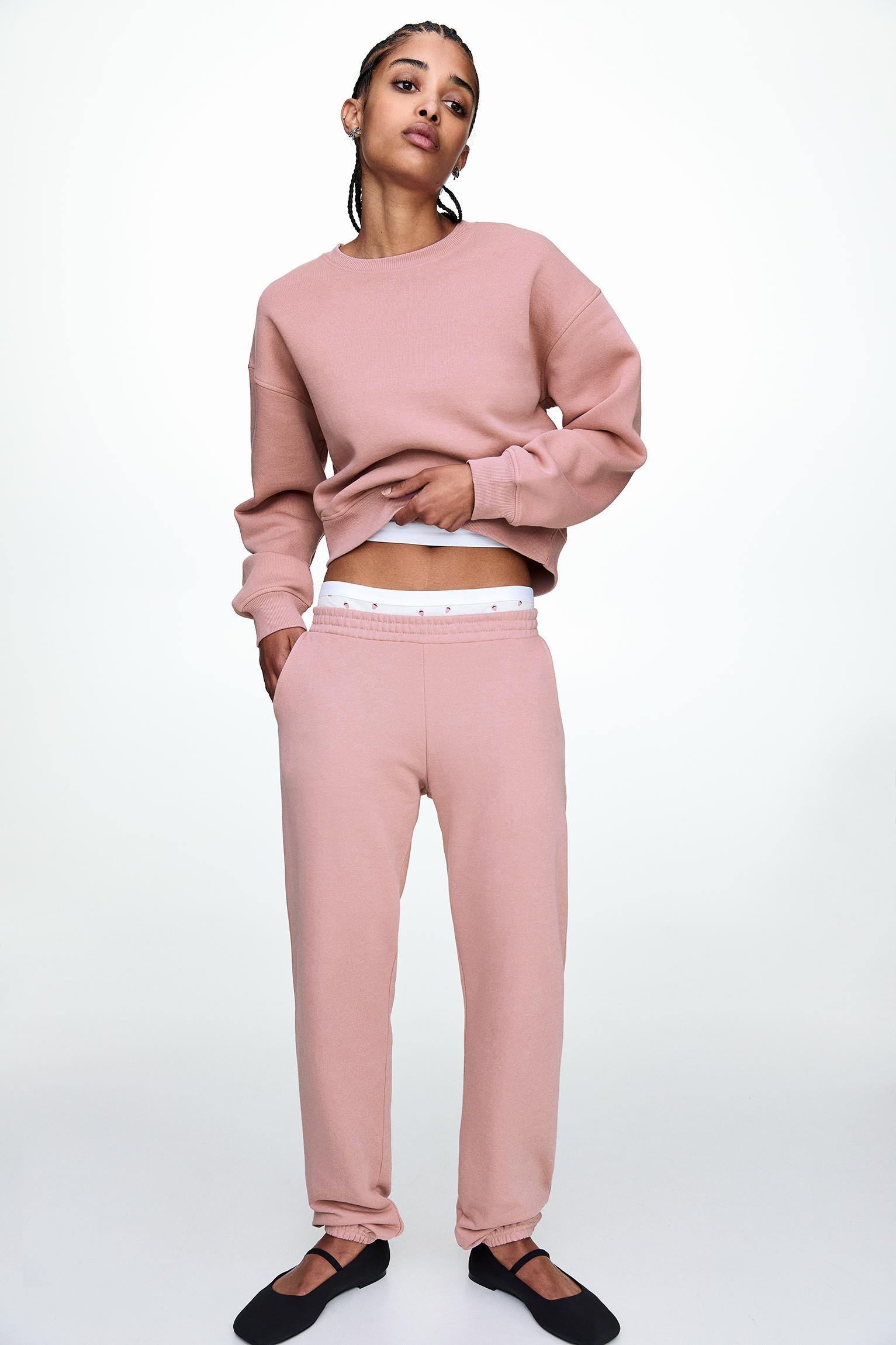 Sweatsuit set with sweatshirt and sweatpants Product Image
