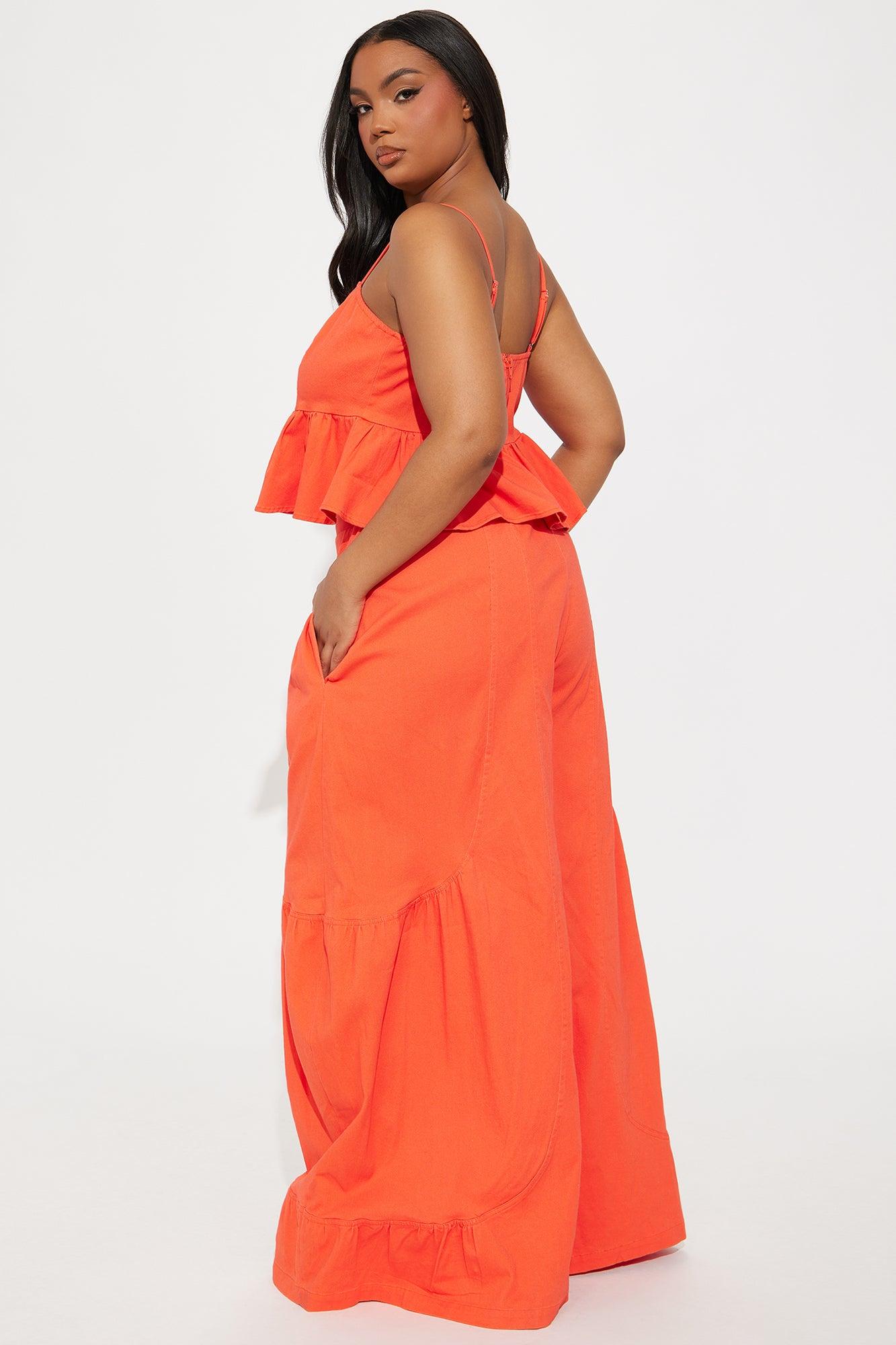 Mimosa Moment Pant Set - Orange Product Image