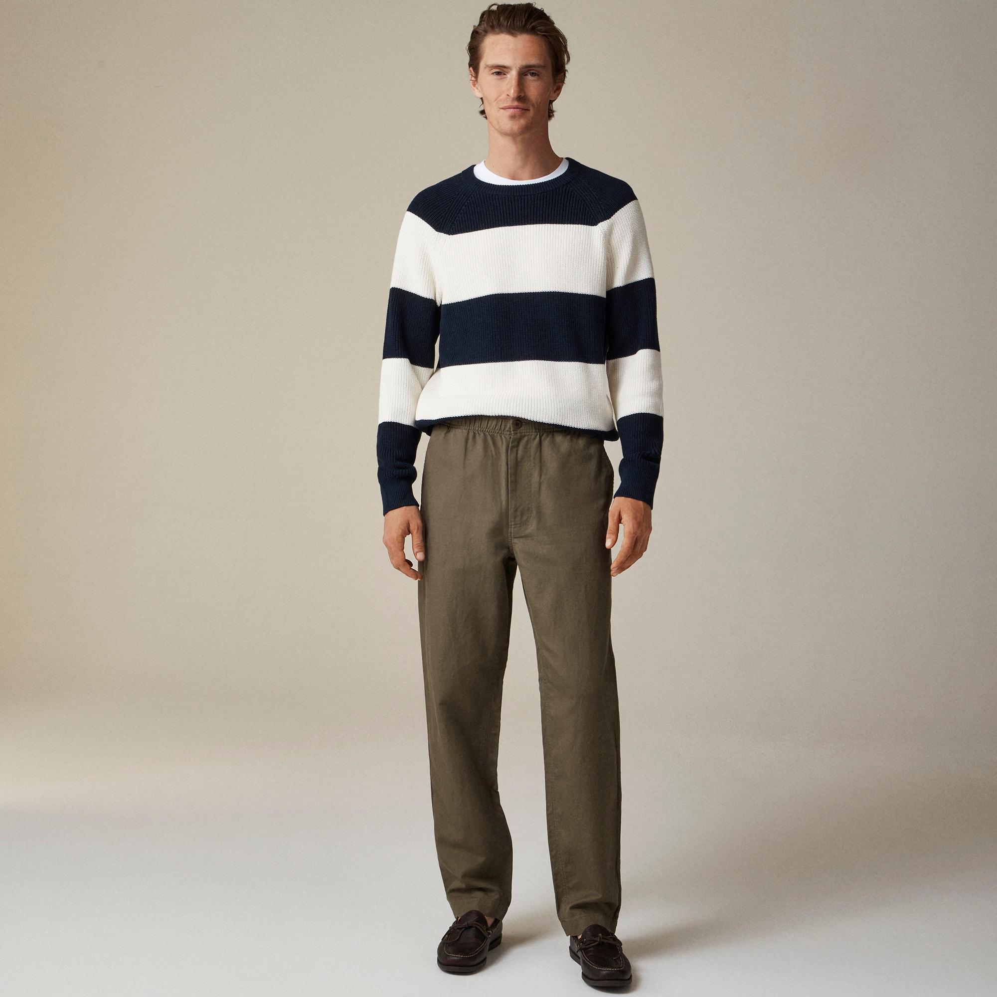 Pier pant in cotton-linen blend canvas Product Image