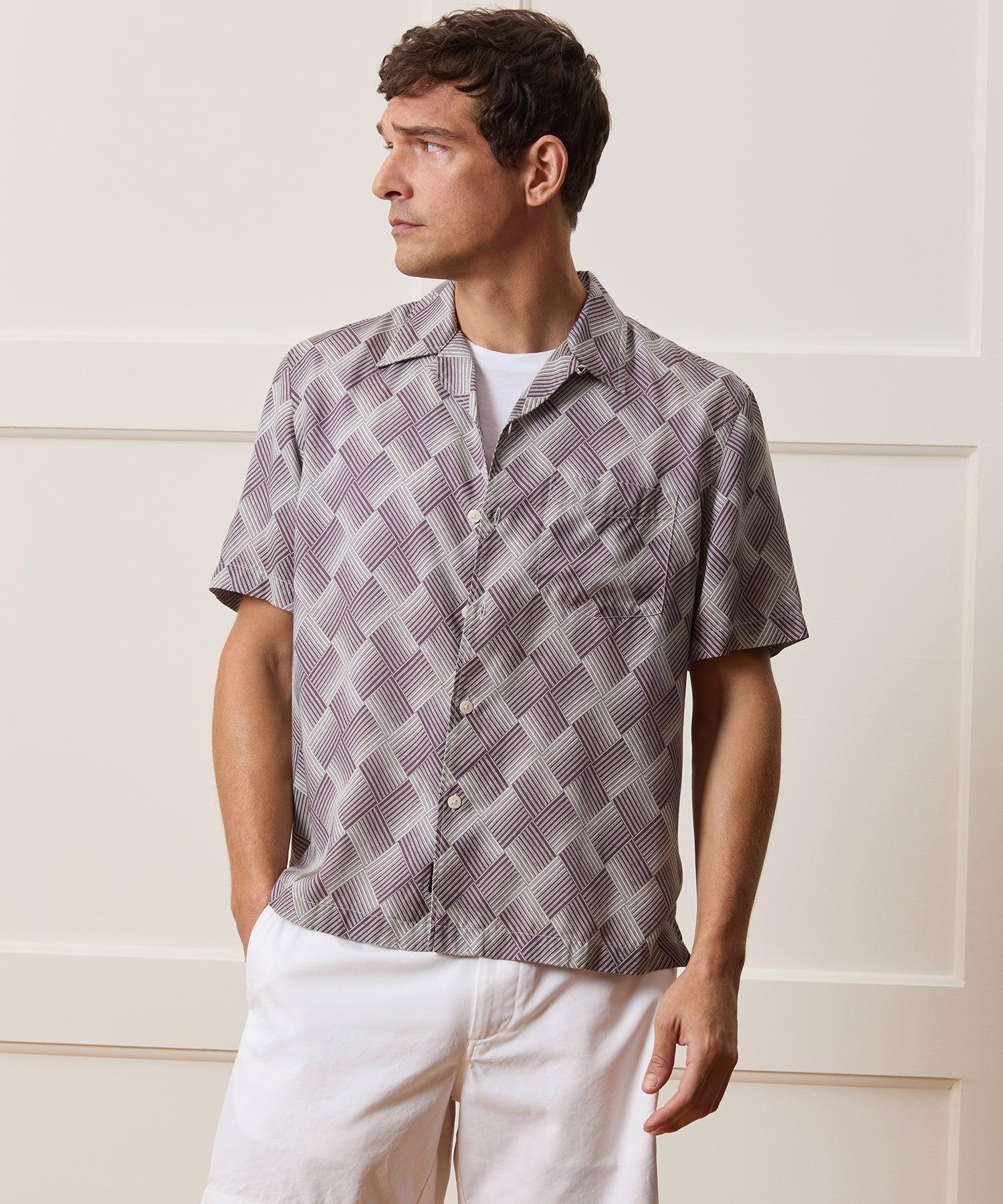 Cropped Rayon Capri Shirt Product Image