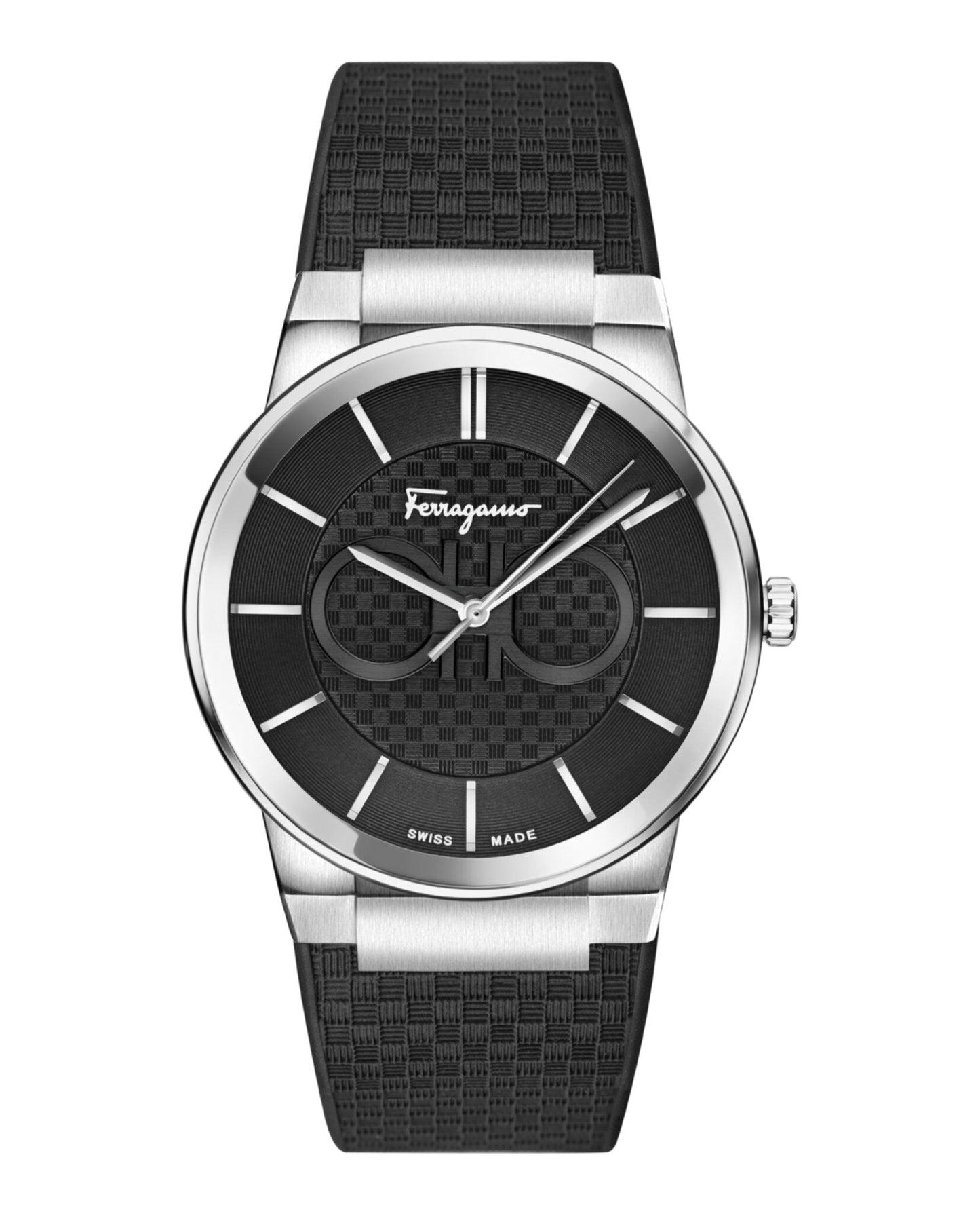 Ferragamo Sapphire Silicone Watch Product Image