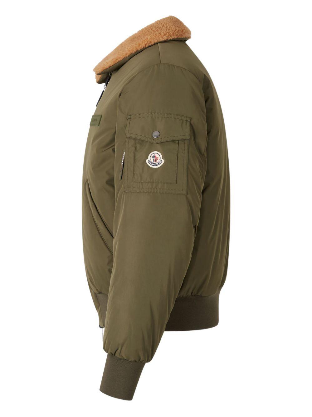 sherpa-collar bomber jacket Product Image