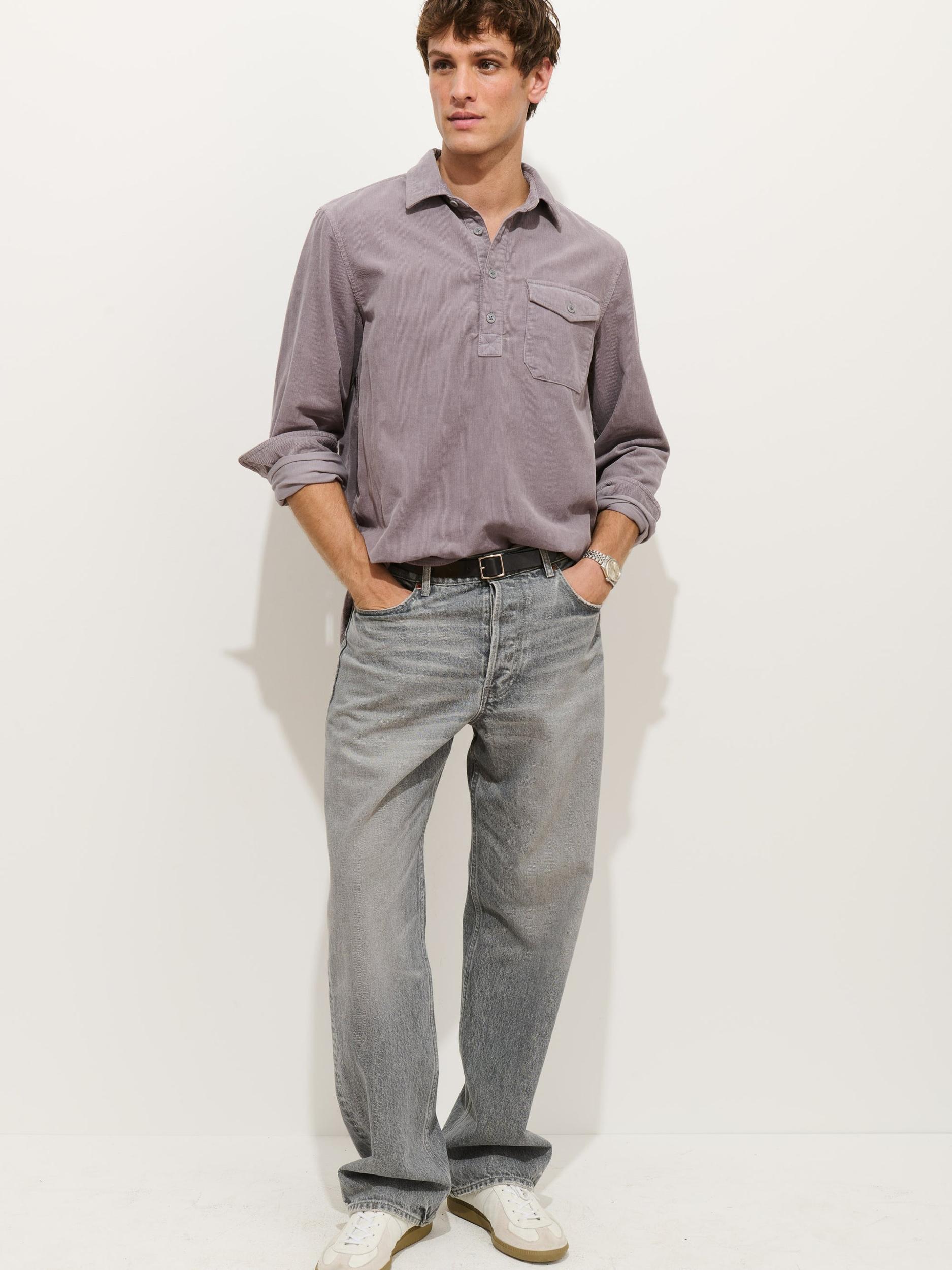 Carter Popover Shirt In Fine Wale Corduroy Product Image
