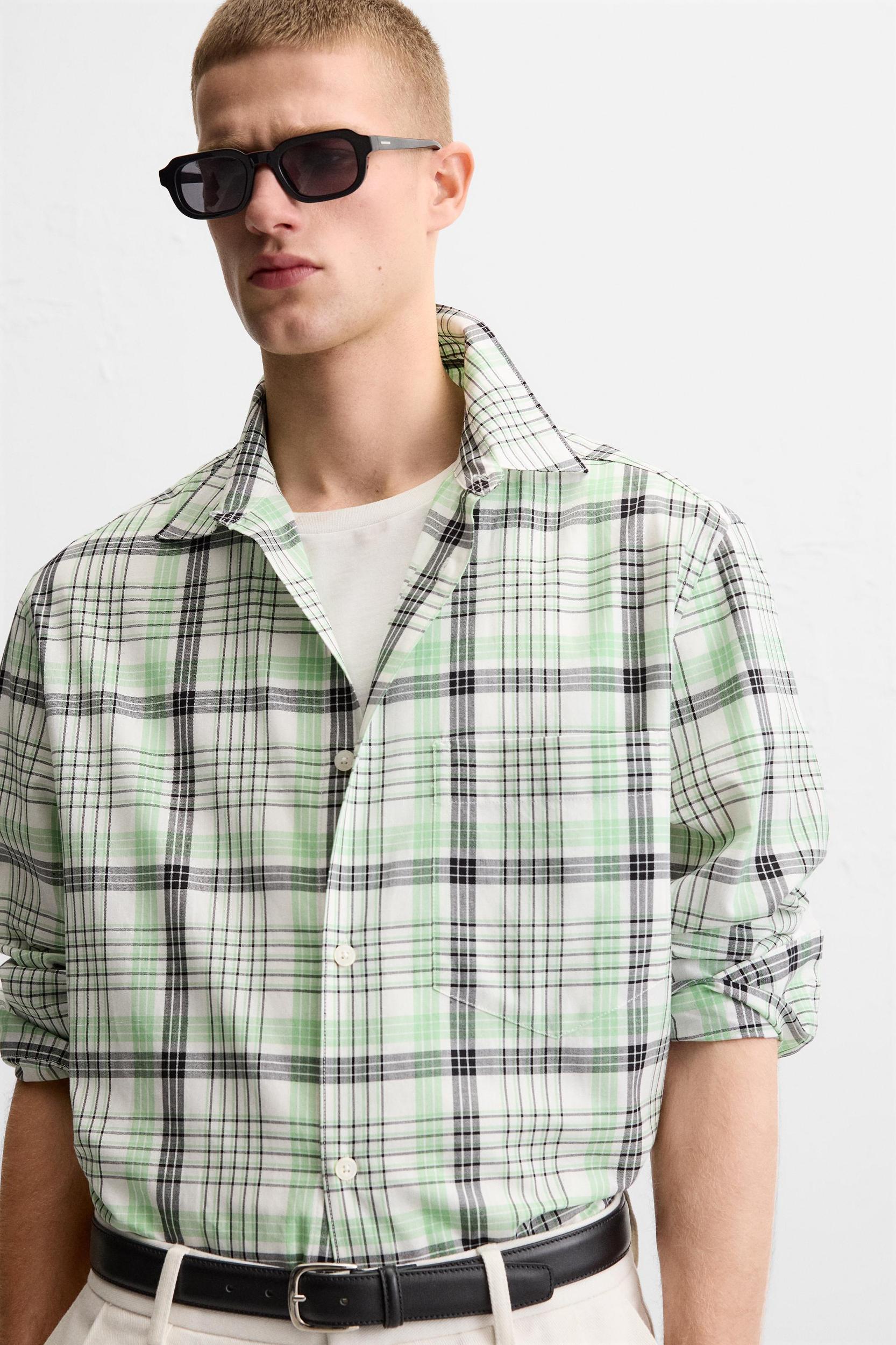 PLAID POCKET SHIRT Product Image