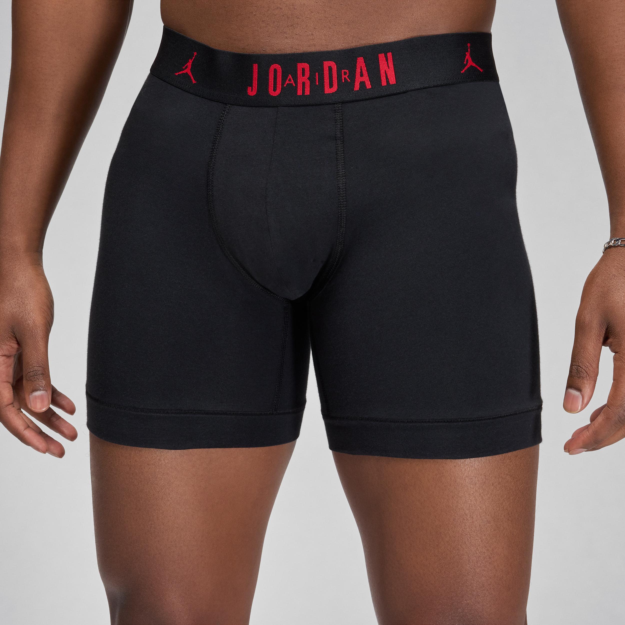 Mens Jordan Flight Cotton Core Boxer Briefs (3-Pack) | JM0622-F66 Product Image