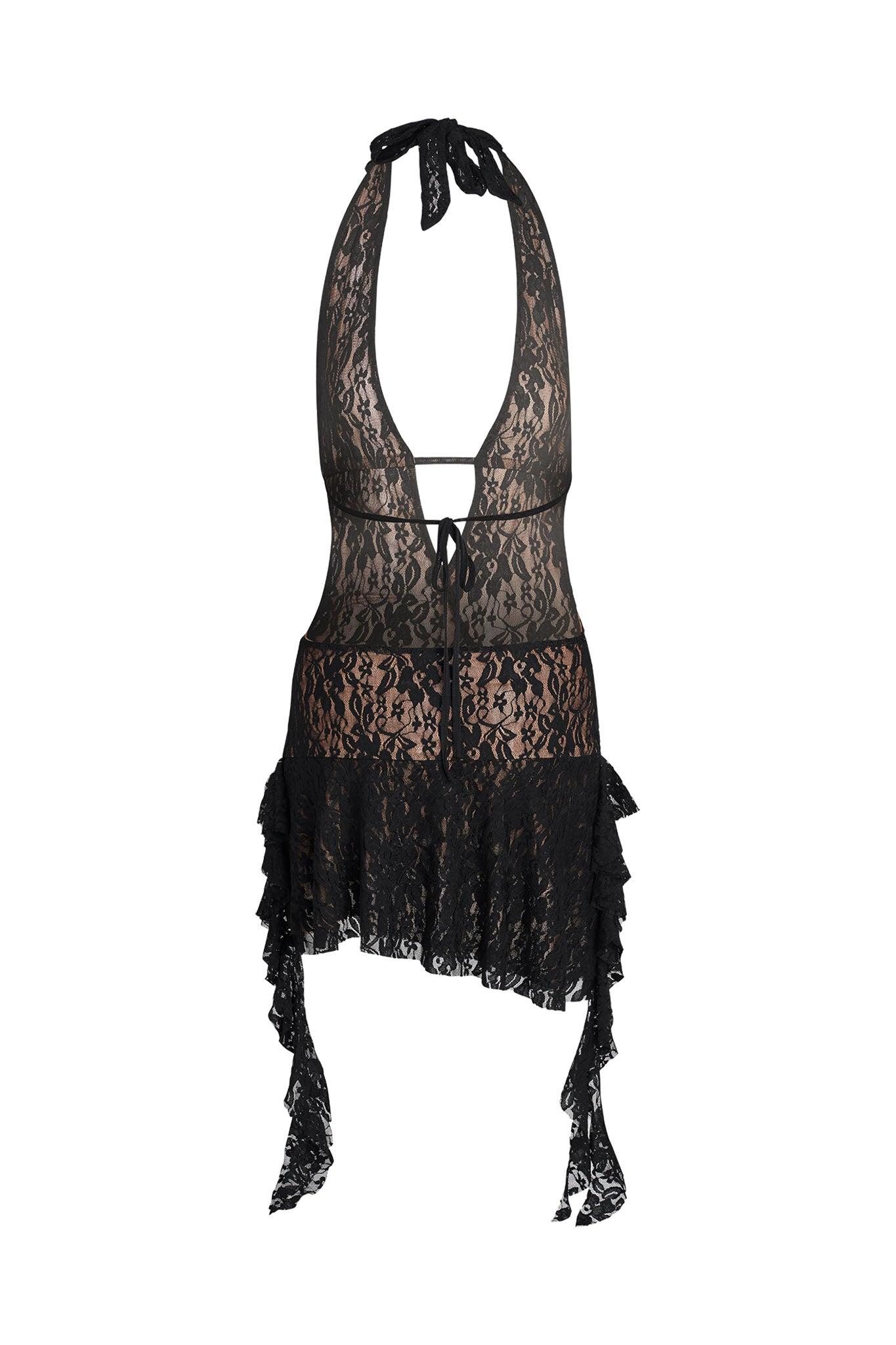 IRISIA LACE DRESS - BLACK Product Image