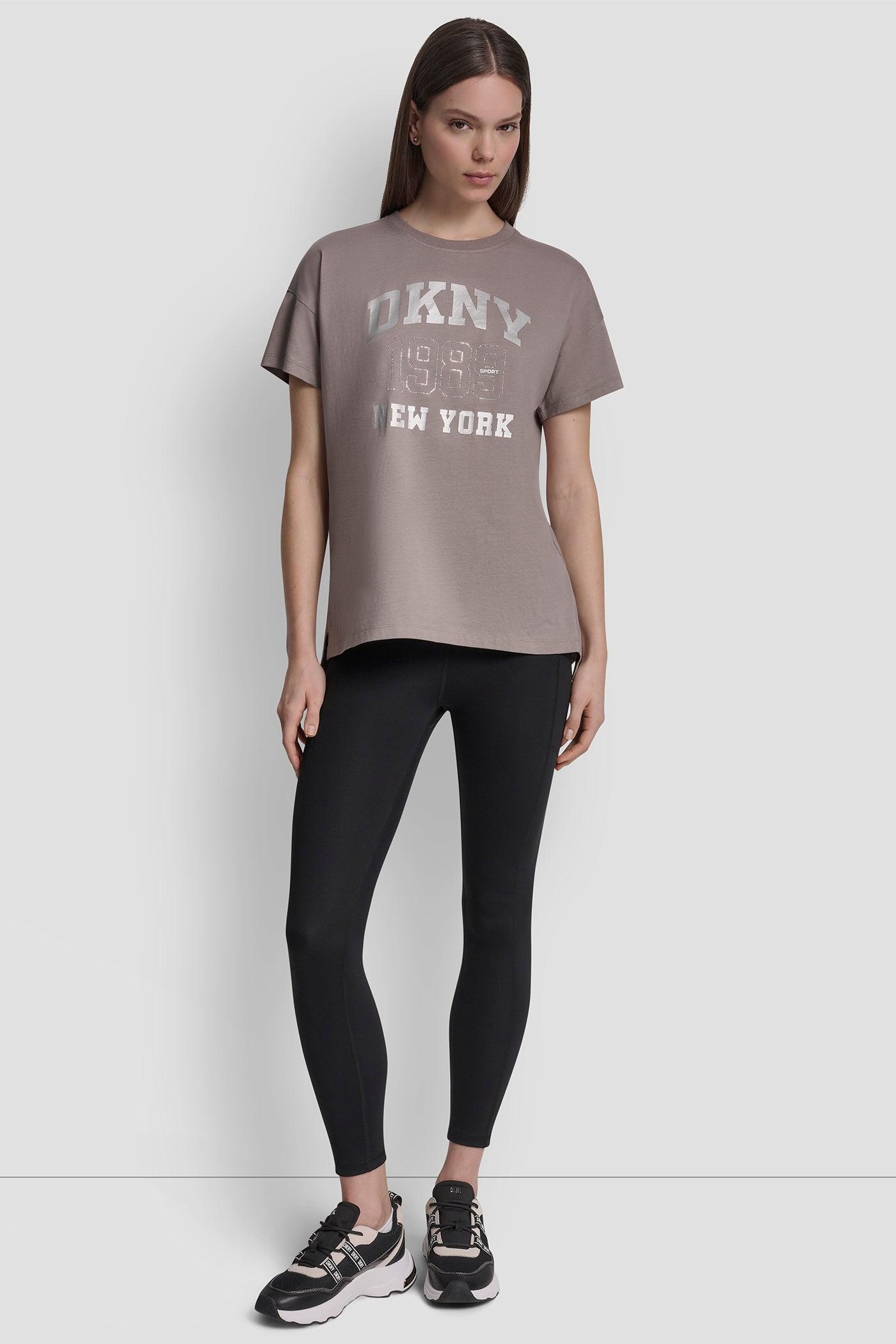 DKNY NY 1989 LOGO RHINESTUD LOGO TEE Product Image
