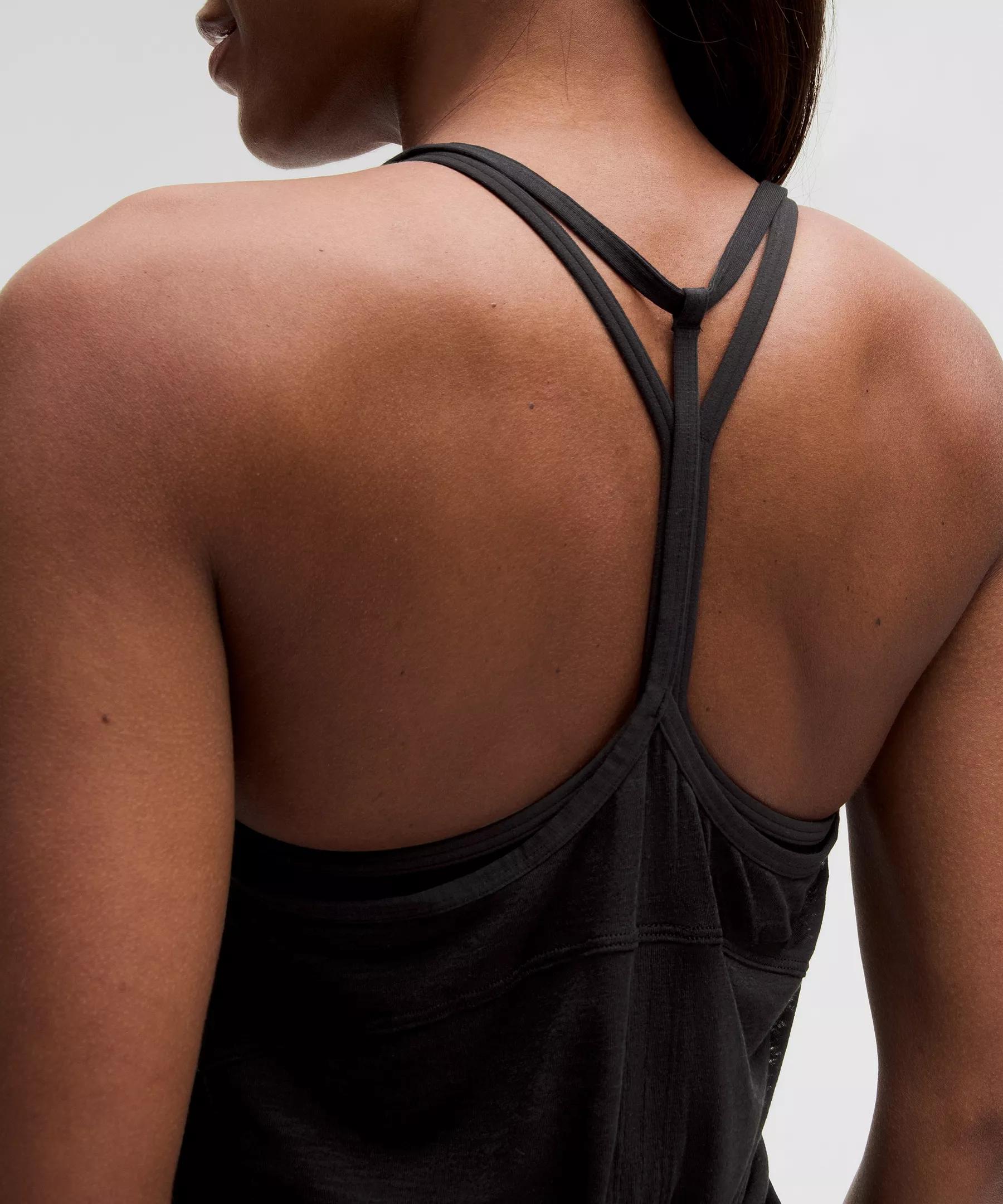 Tie-Back Lightweight Yoga Tank Top Product Image