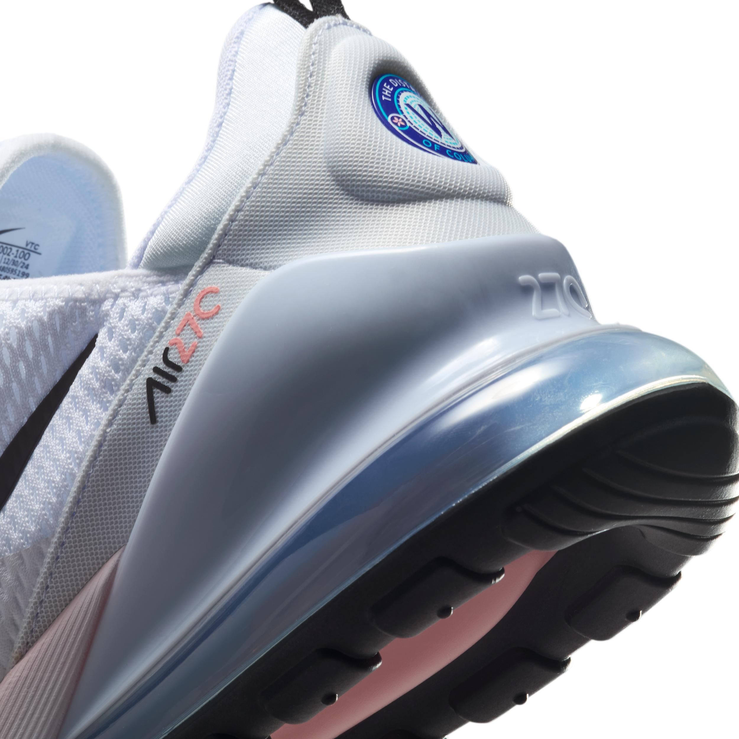Washington Nationals Nike Mens Air Max 270 Shoes | HQ8002-100 Product Image