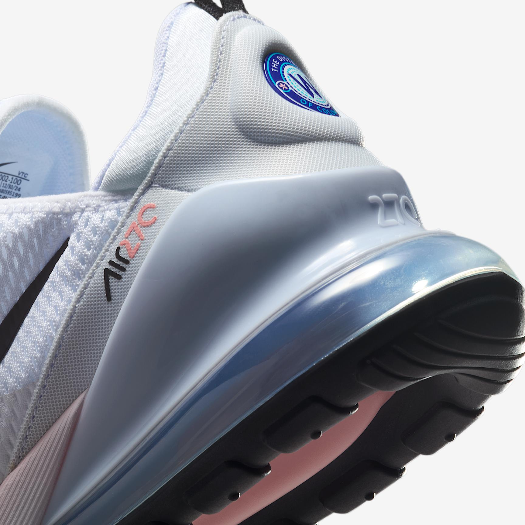 Washington Nationals Nike Mens Air Max 270 Shoes | HQ8002-100 Product Image
