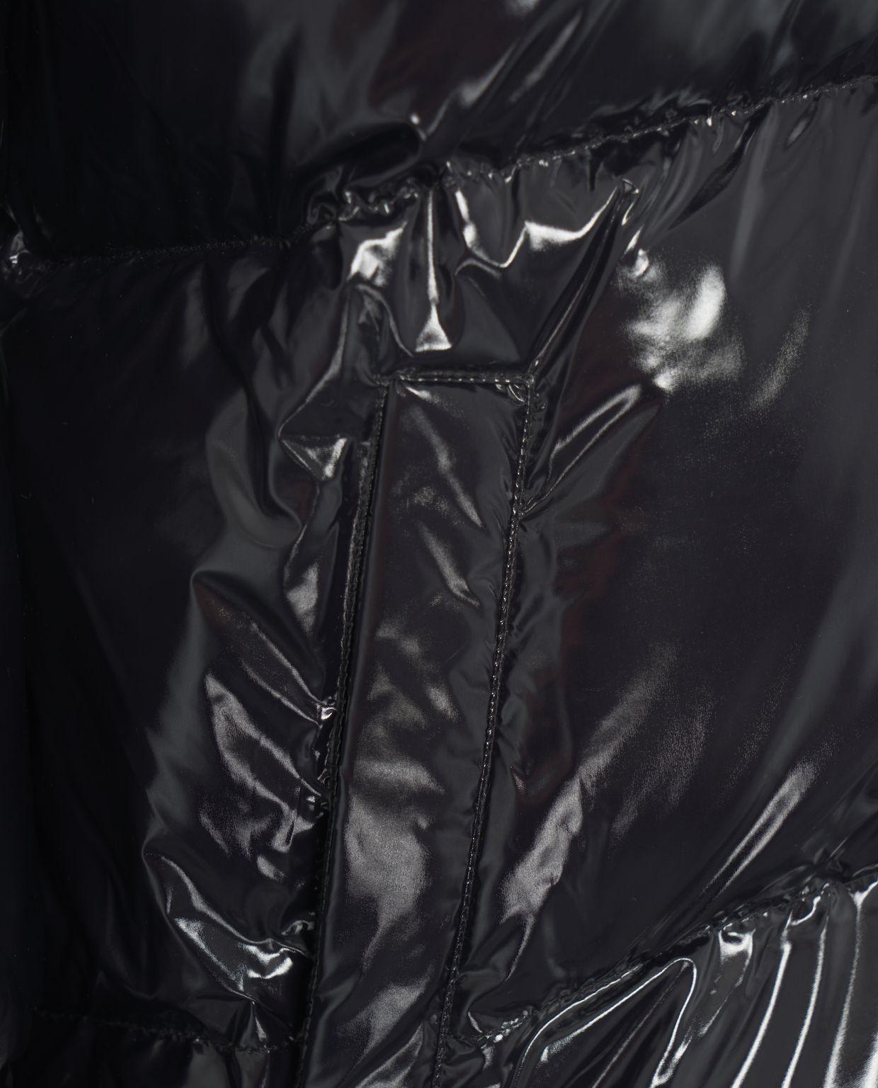 Quilted down jacket with hood Product Image