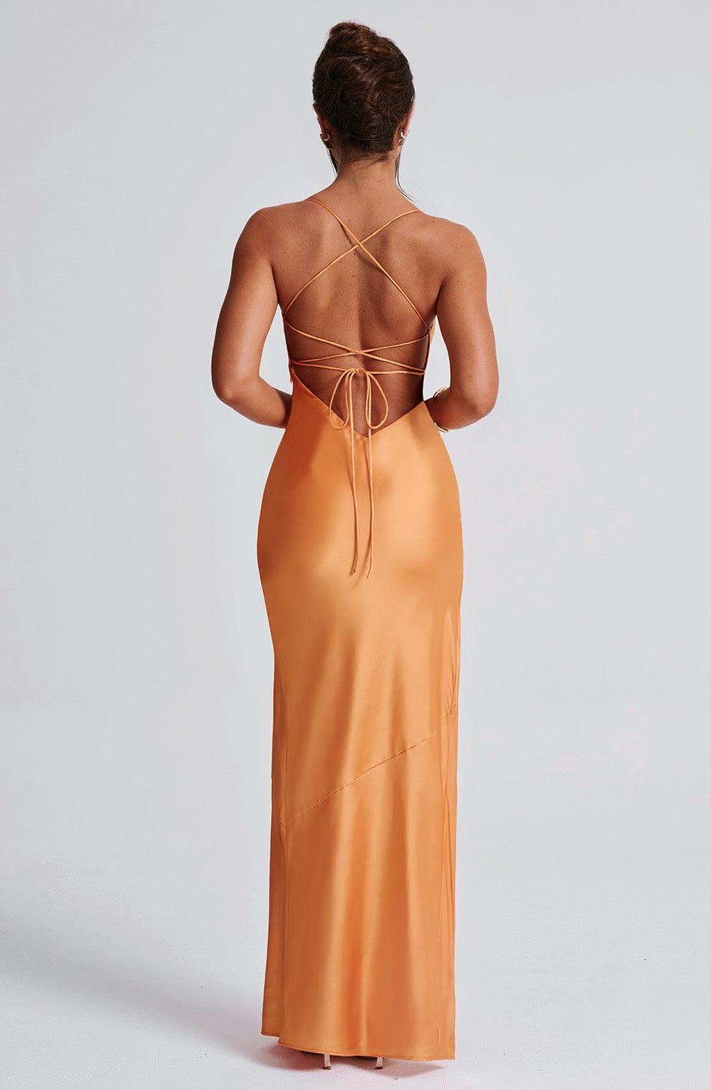 Misha Maxi Dress - Tangerine Product Image