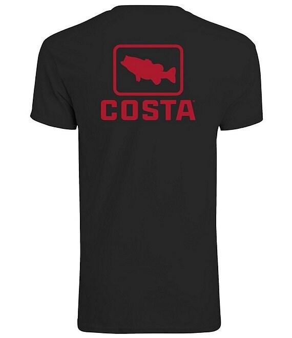 Costa Emblem Bass Short Sleeve Tubular-Knit Graphic T-Shirt Product Image